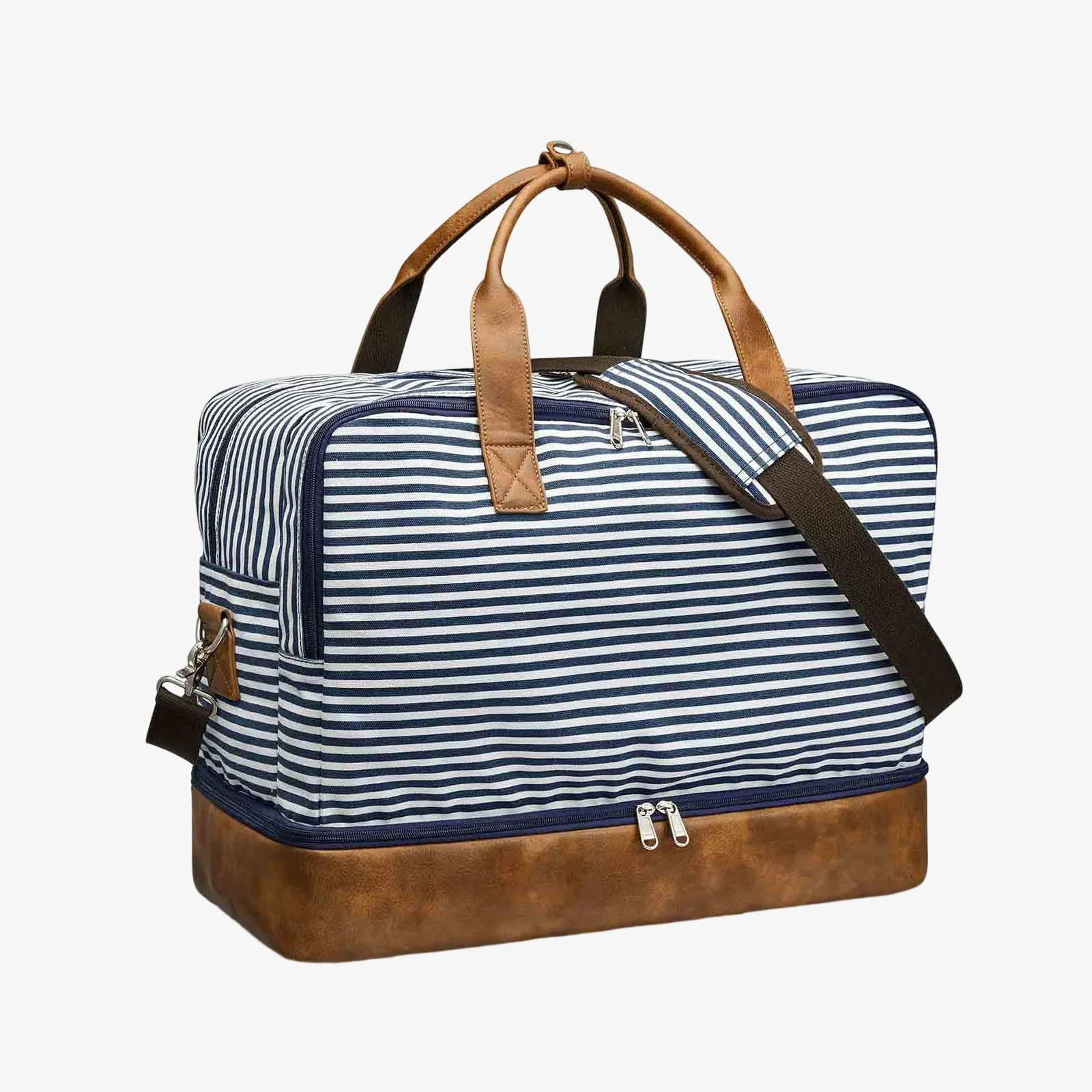 45L Large Canvas Weekender Duffel Bag