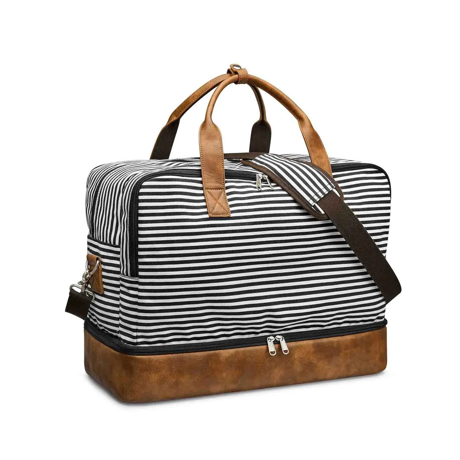 45L Large Canvas Weekender Duffel Bag