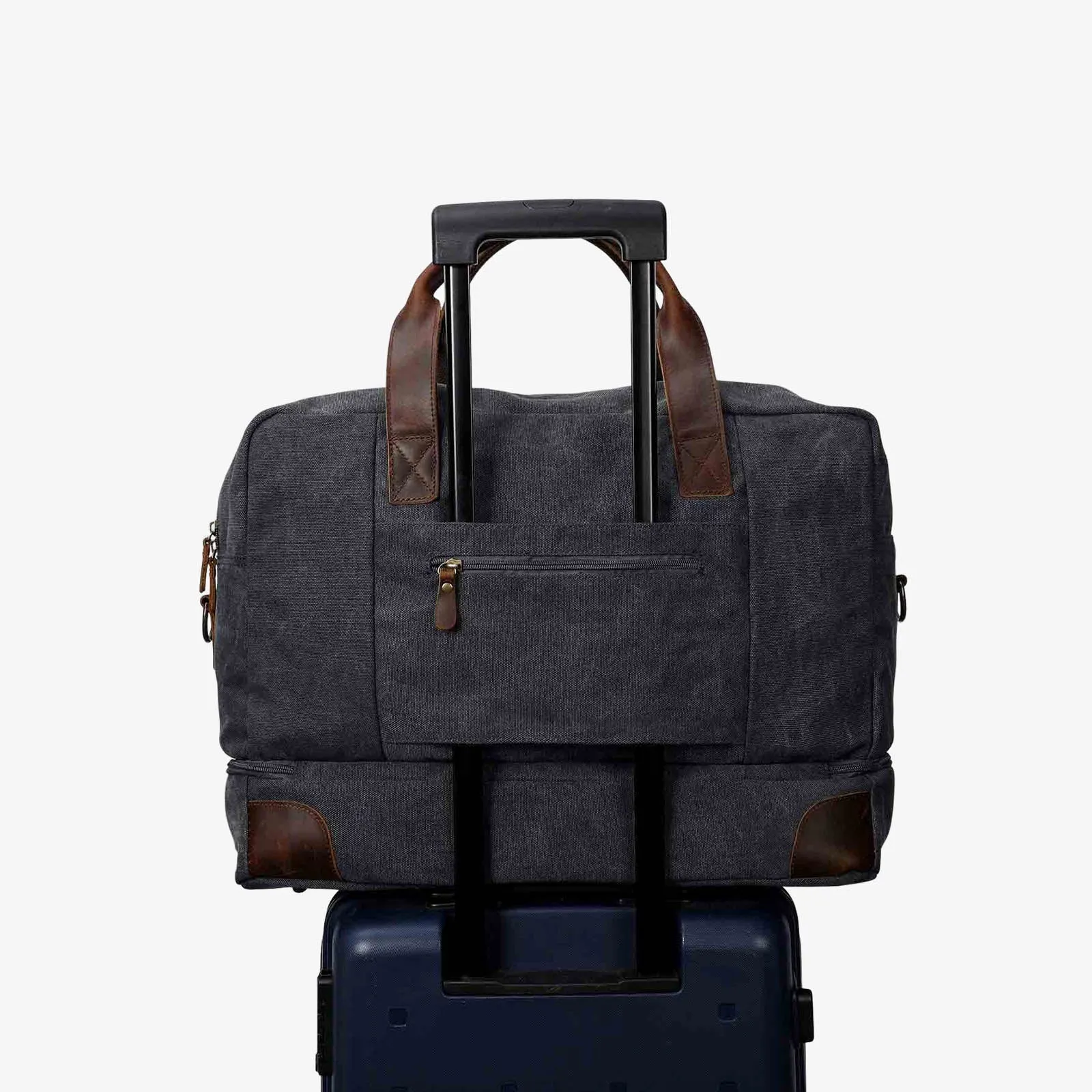 45L Large Canvas Weekender Duffel Bag