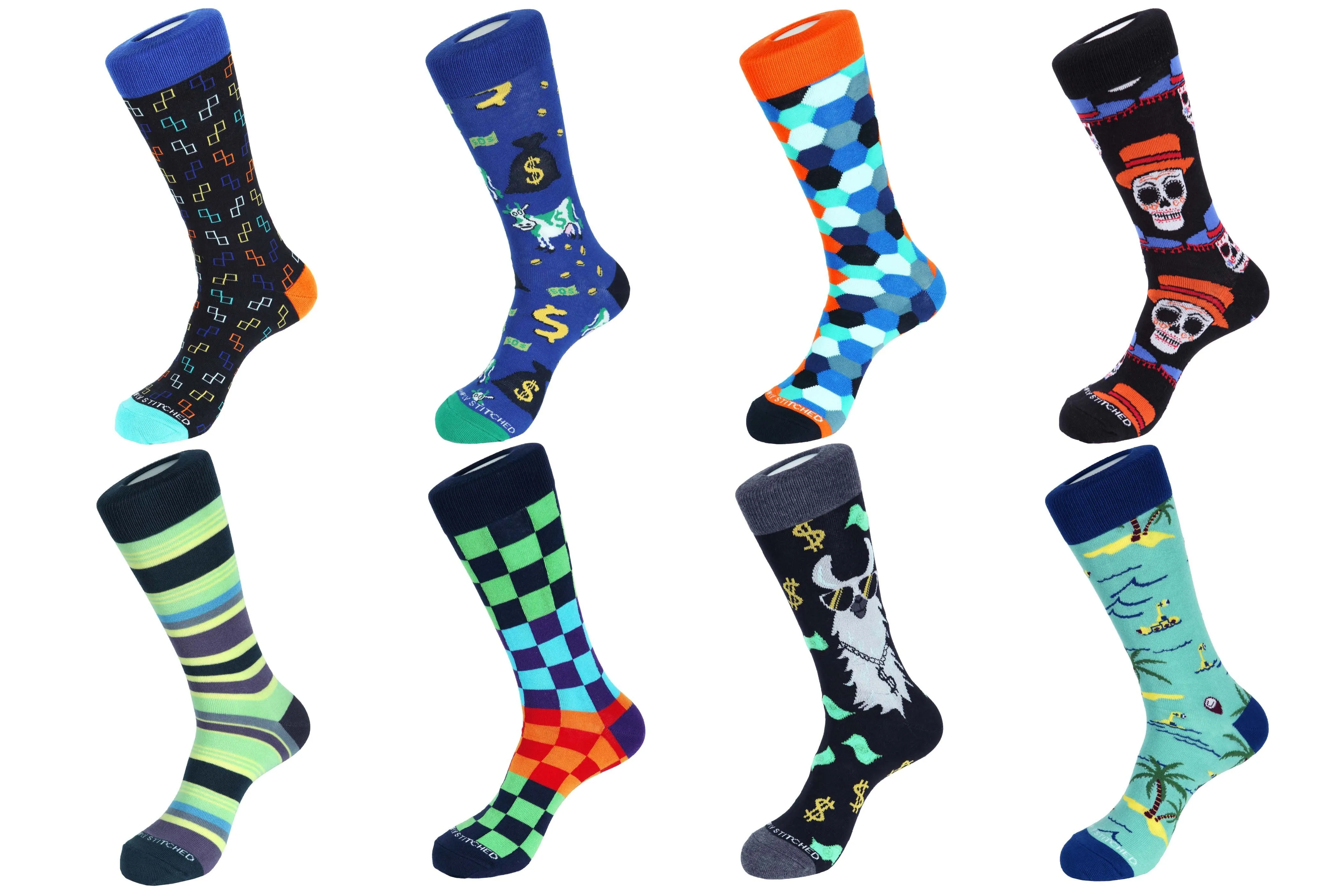 8 Pair Value Pack Socks - 70007