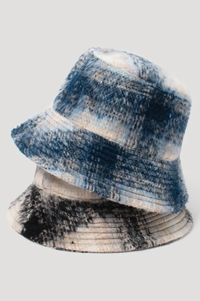 90s Plaid Bucket Hat