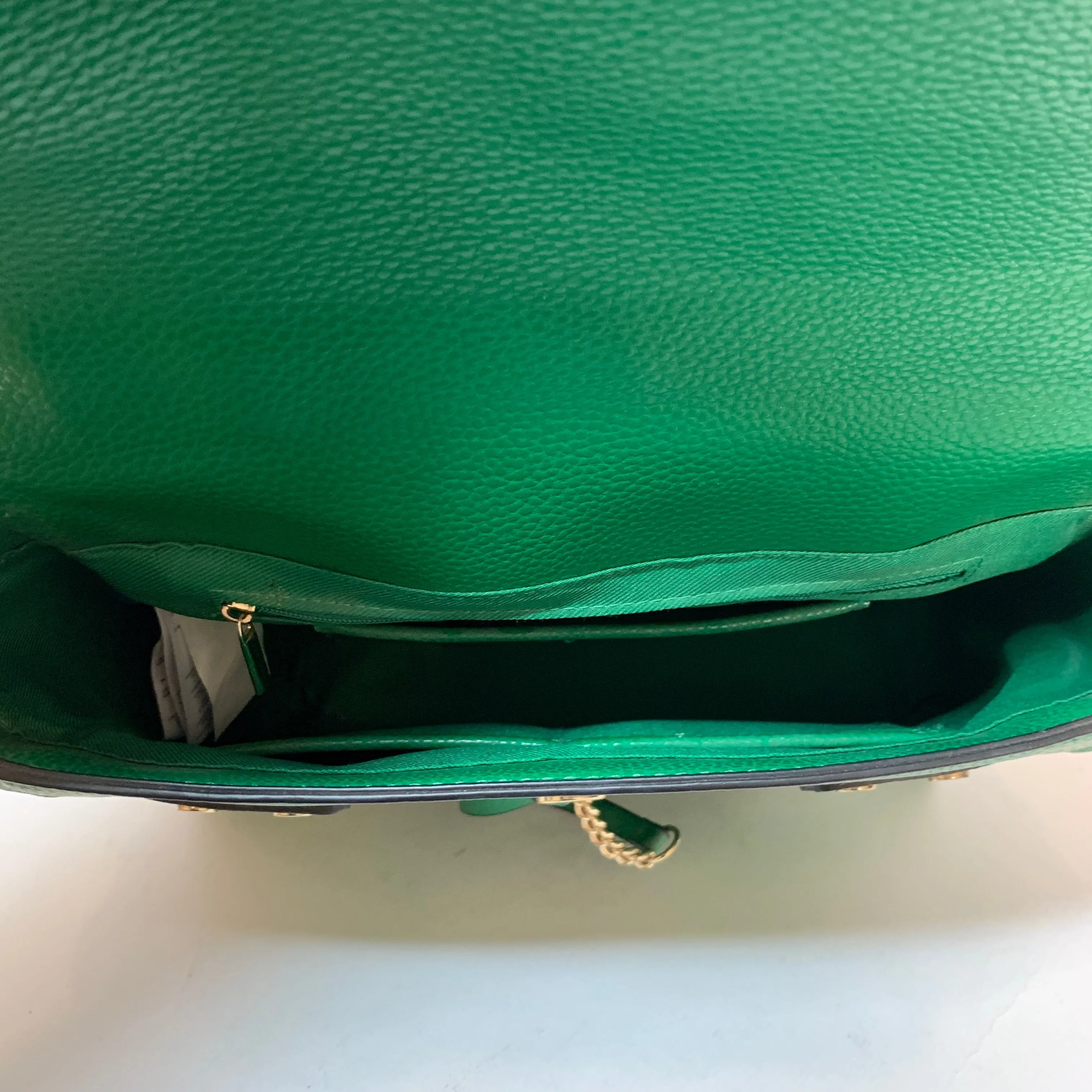 ALDO Green Scarf Satchel | Gently Used |