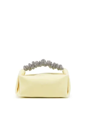 Alexander Wang Crystal Scrunchie Velvet Mini Bag - Vanilla