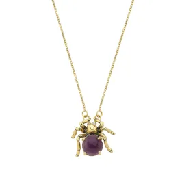 Amethyst Hobo Necklace