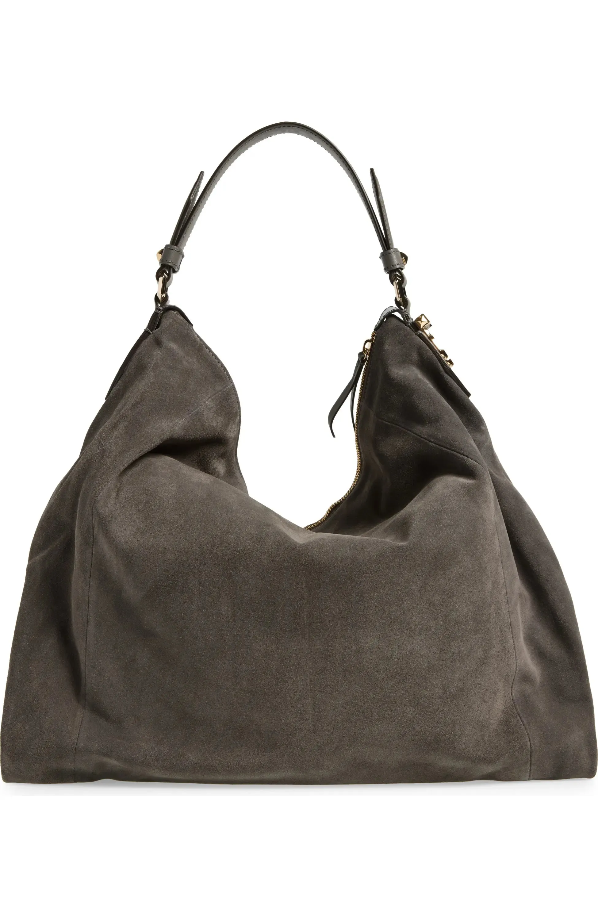 ANA HOBO suede bag