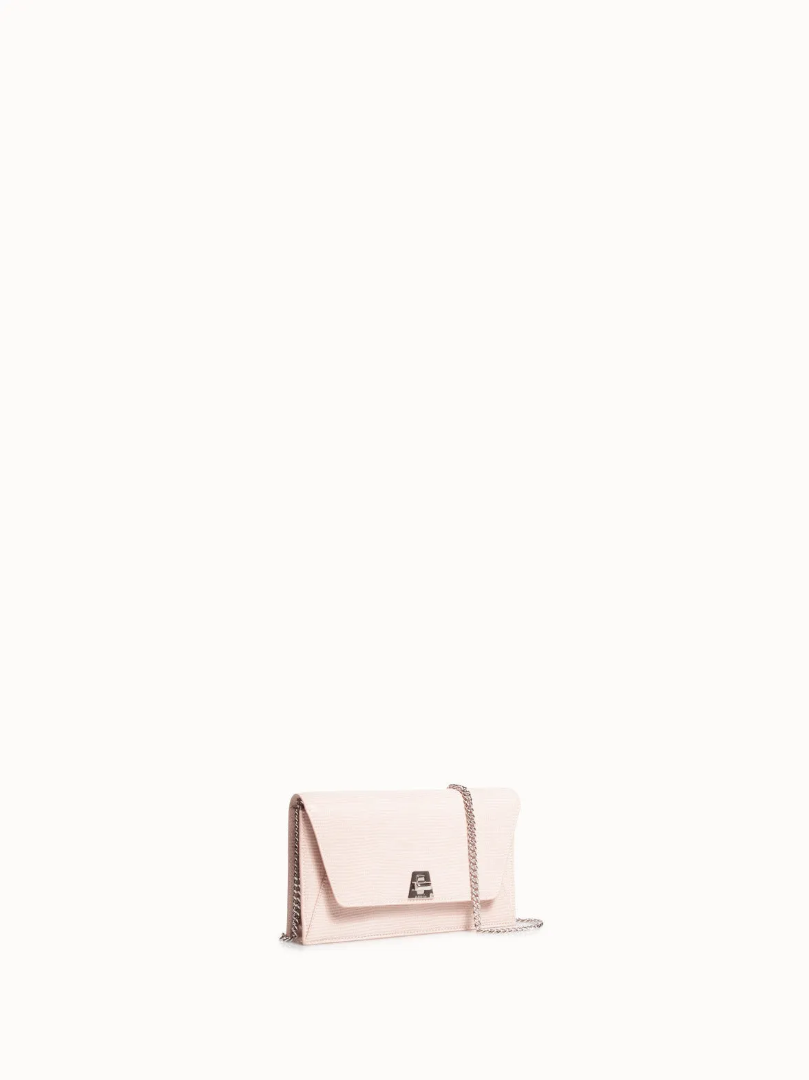 Anouk Envelope Bag With Shiny Lizard Finish