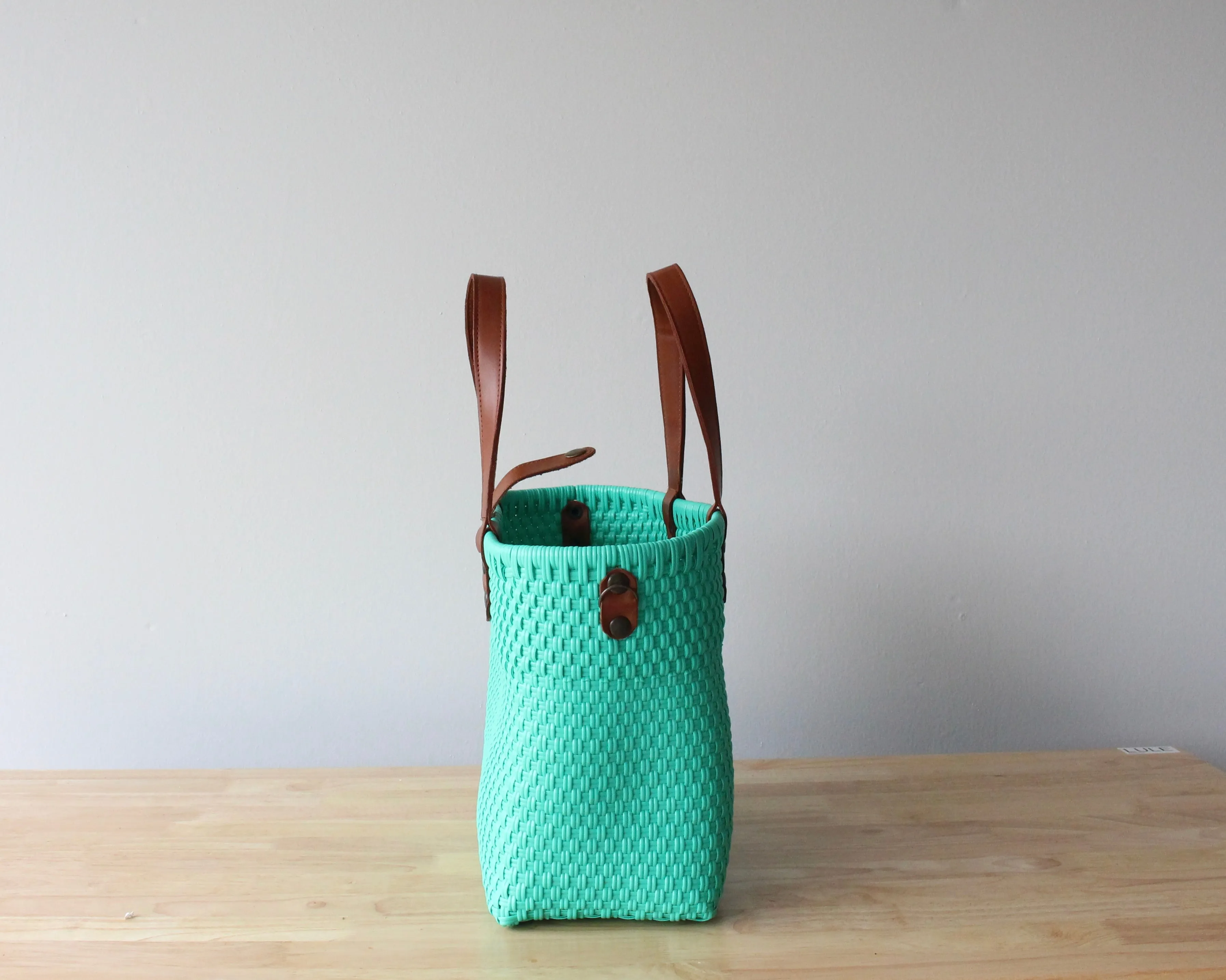 Aqua Handwoven Purse by MexiMexi