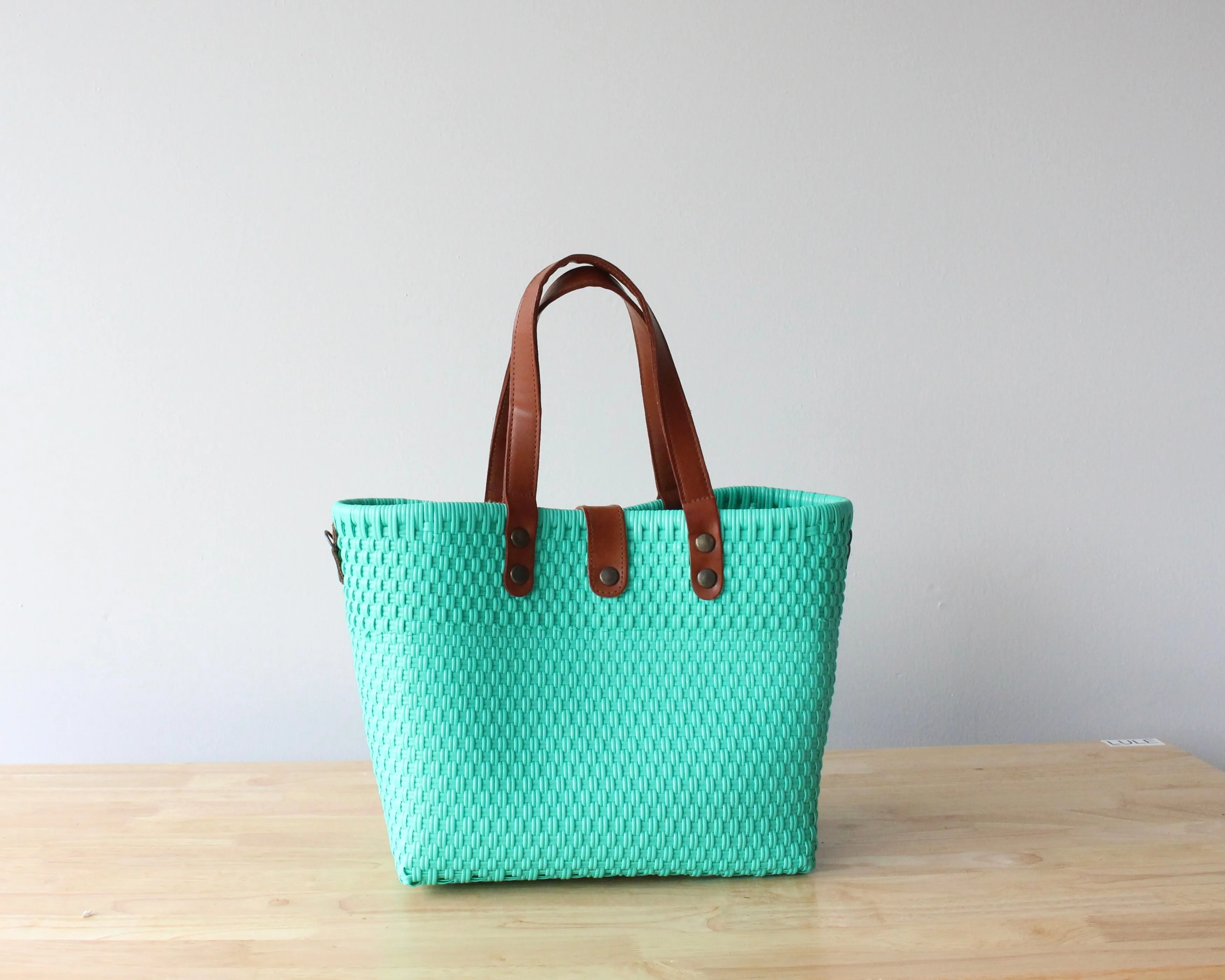 Aqua Handwoven Purse by MexiMexi