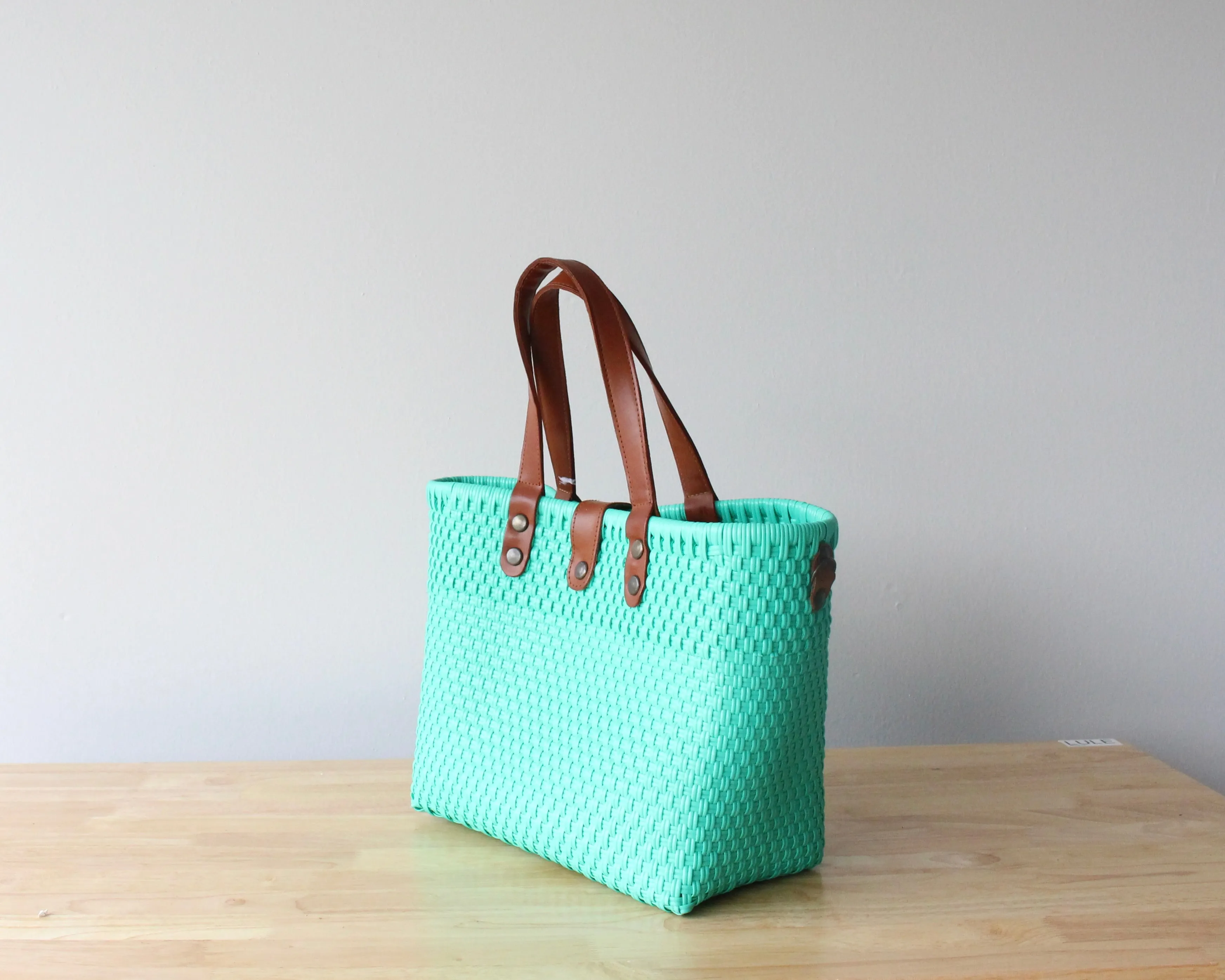 Aqua Handwoven Purse by MexiMexi