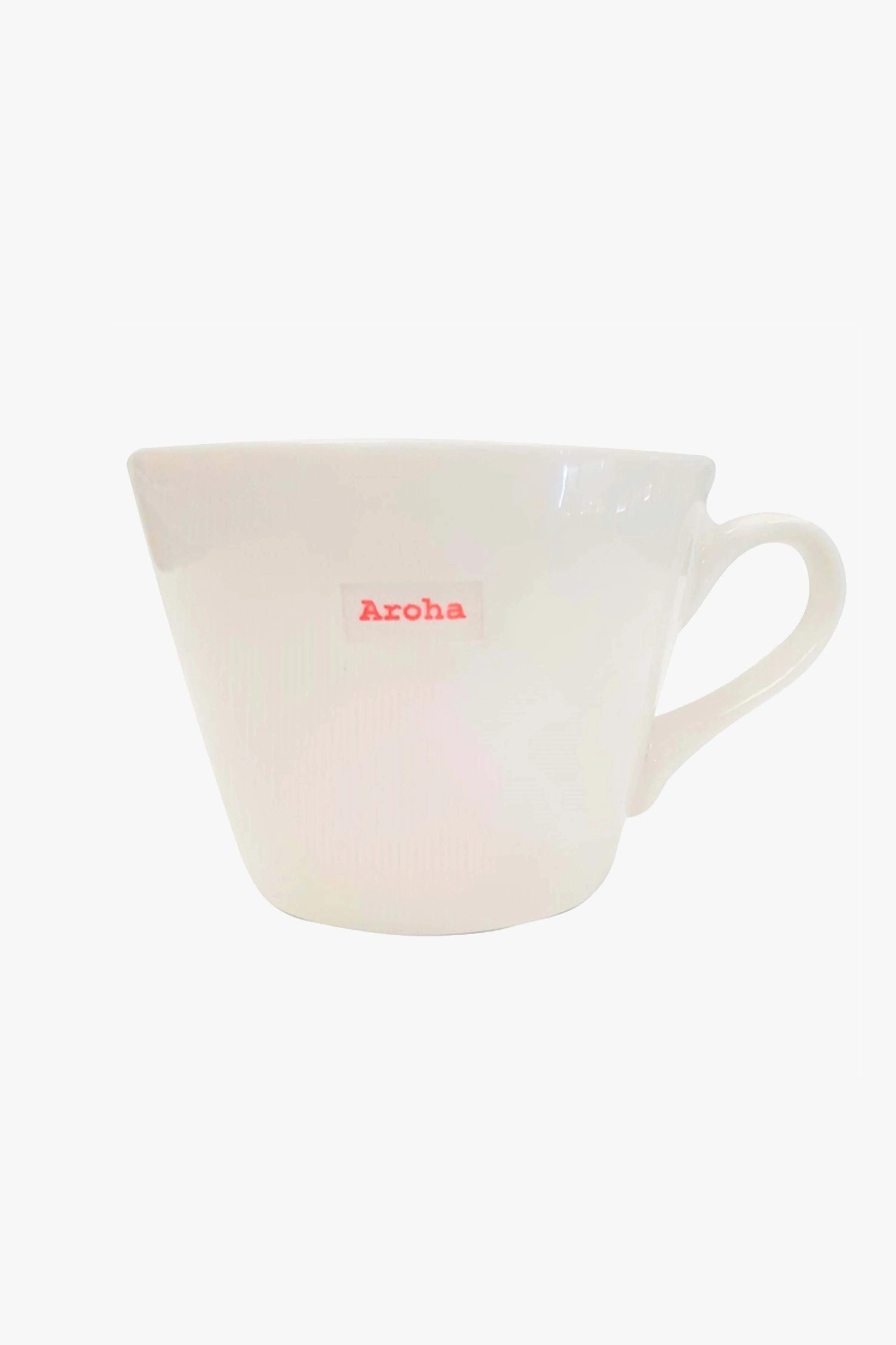 Aroha White Bucket 350ml Mug