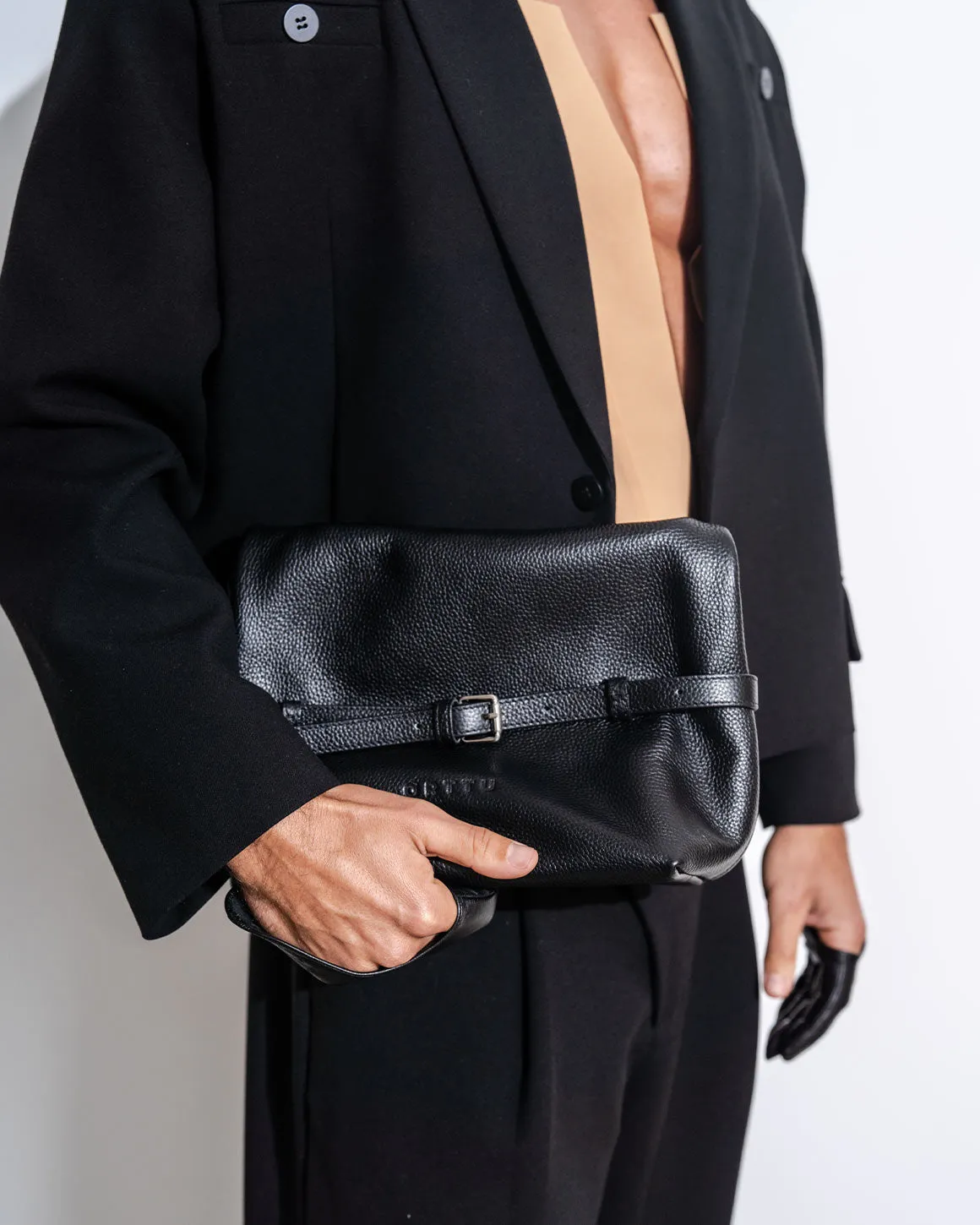 Autograph Leather Clutch