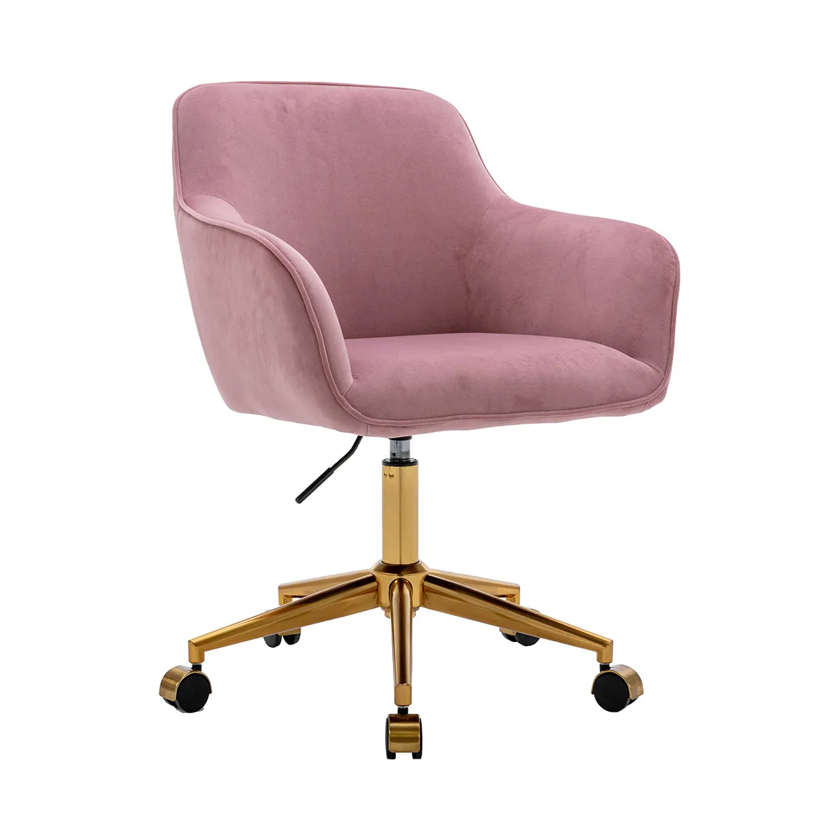 Ava Velvet Office Arm Chair