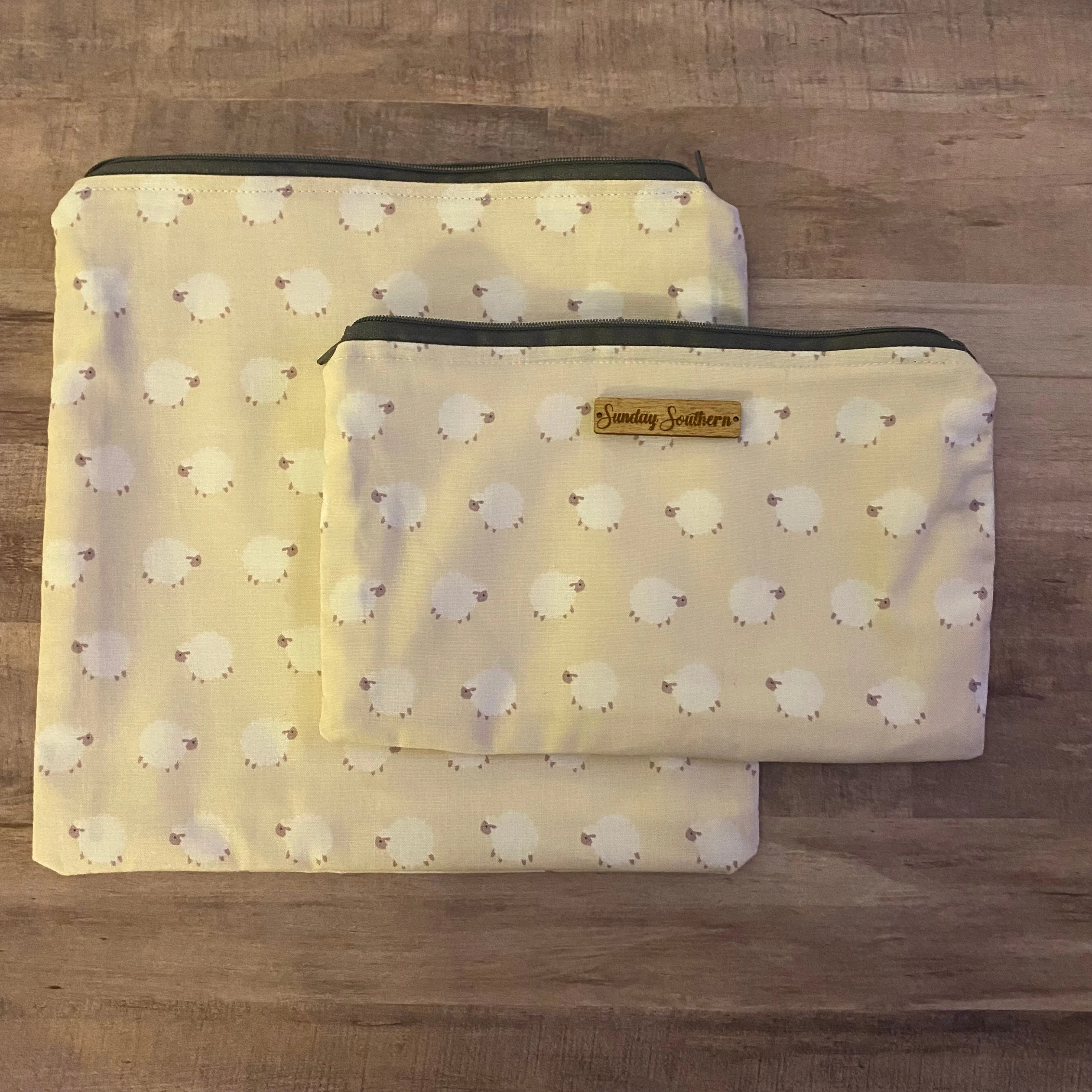 Baa Baa Lambs Small Zipper Bag