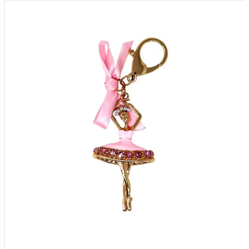 Ballet Gemstone Bag Charm