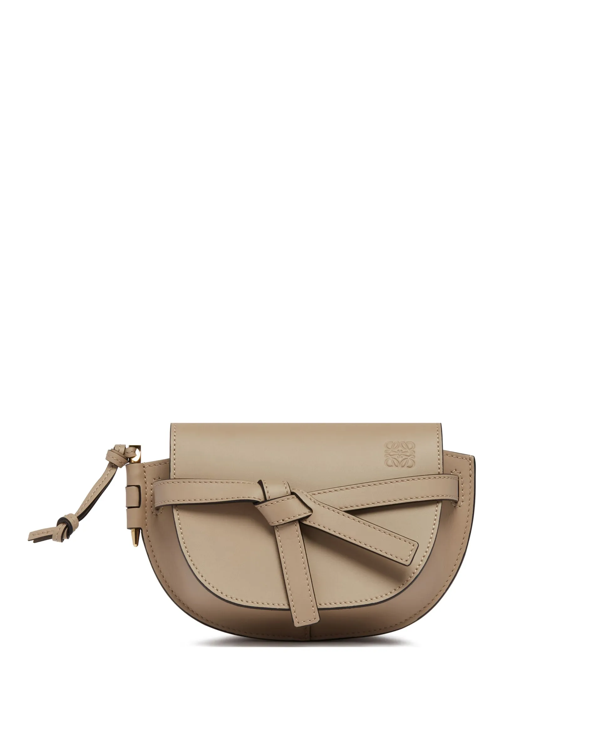 Beige Mini Gate Dual Bag