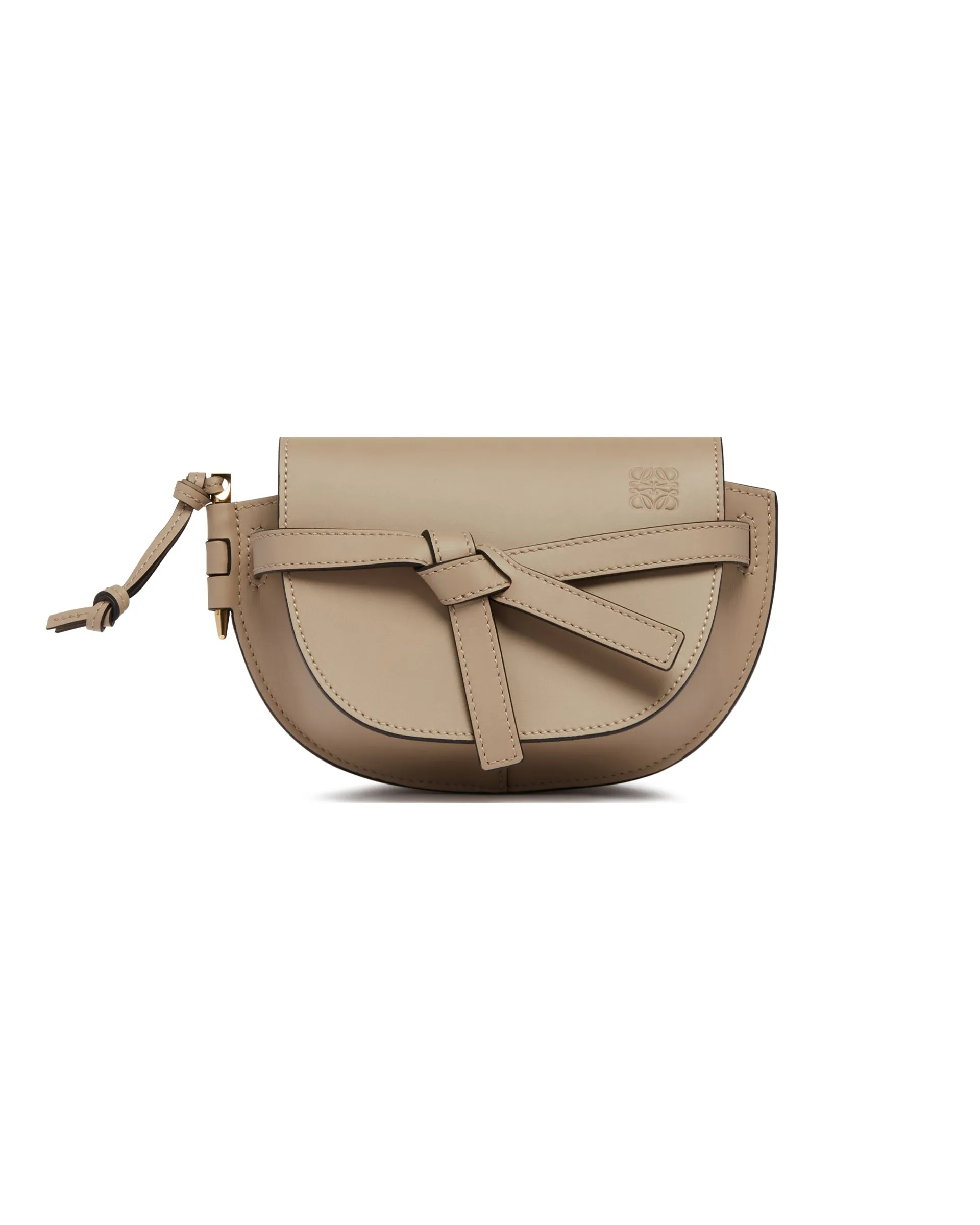 Beige Mini Gate Dual Bag