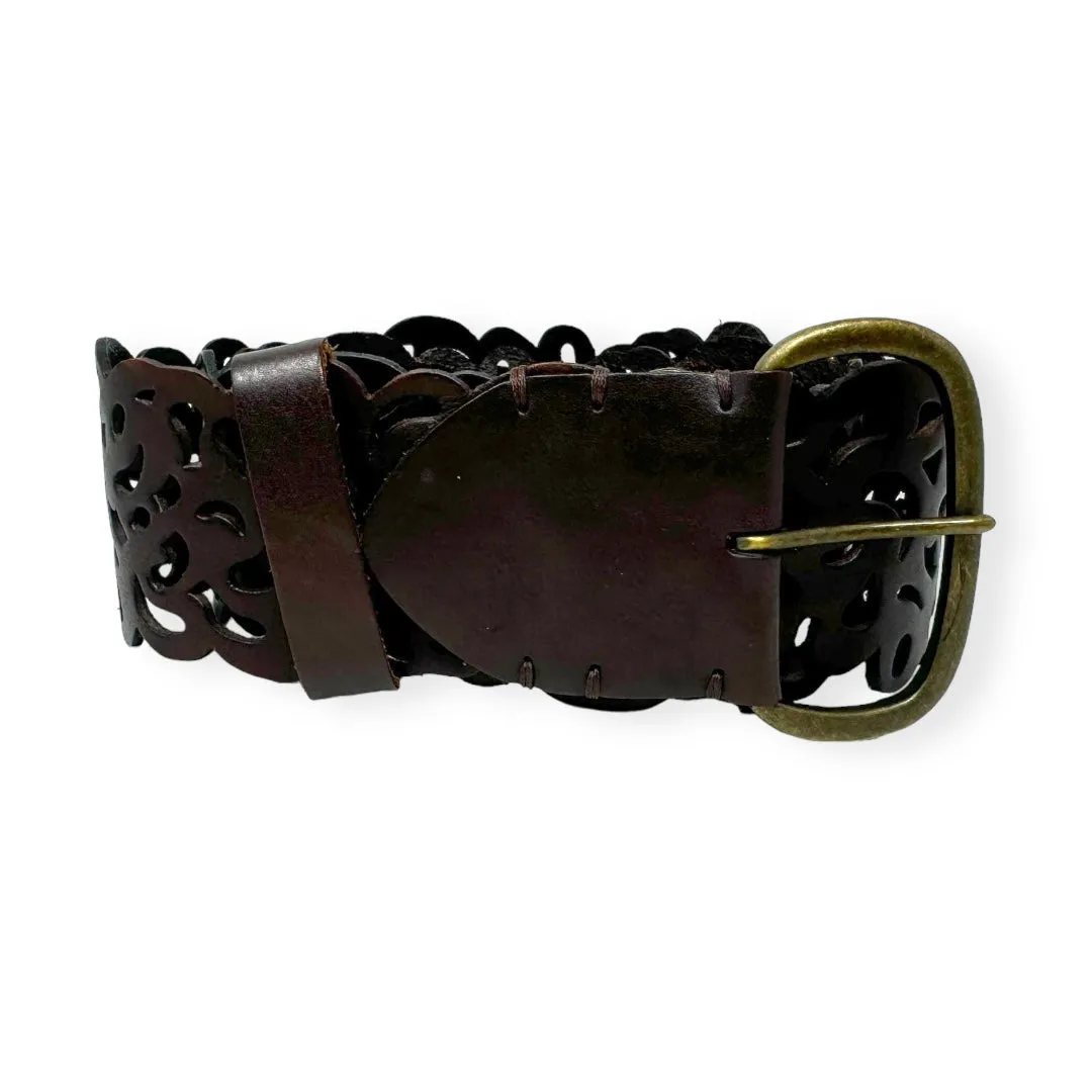 Belt Leather By Hobo Intl, Size: Medium/Large 38”