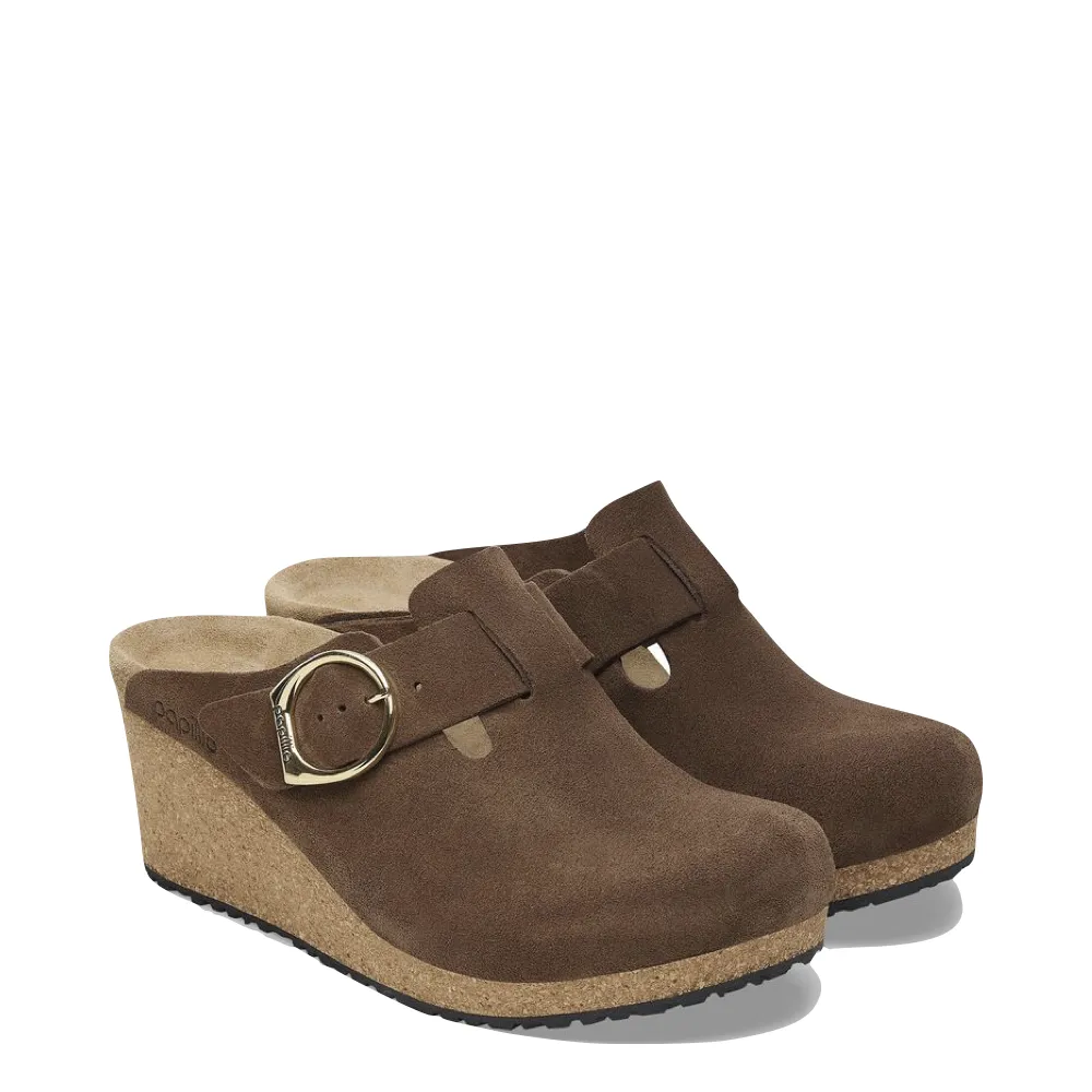 Birkenstock Women's Fanny Wedge in Dark Tea