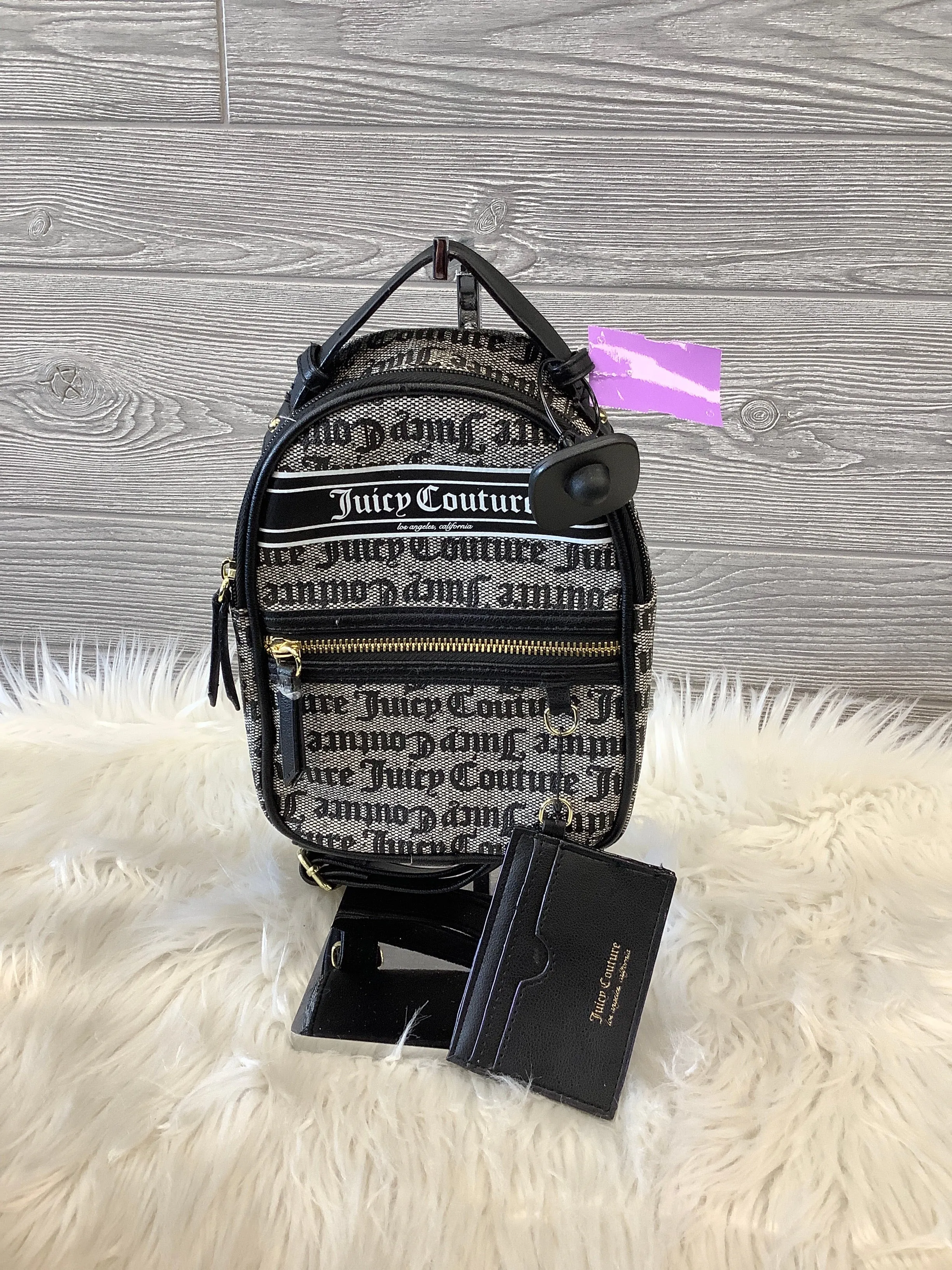 Black Backpack Juicy Couture, Size Small