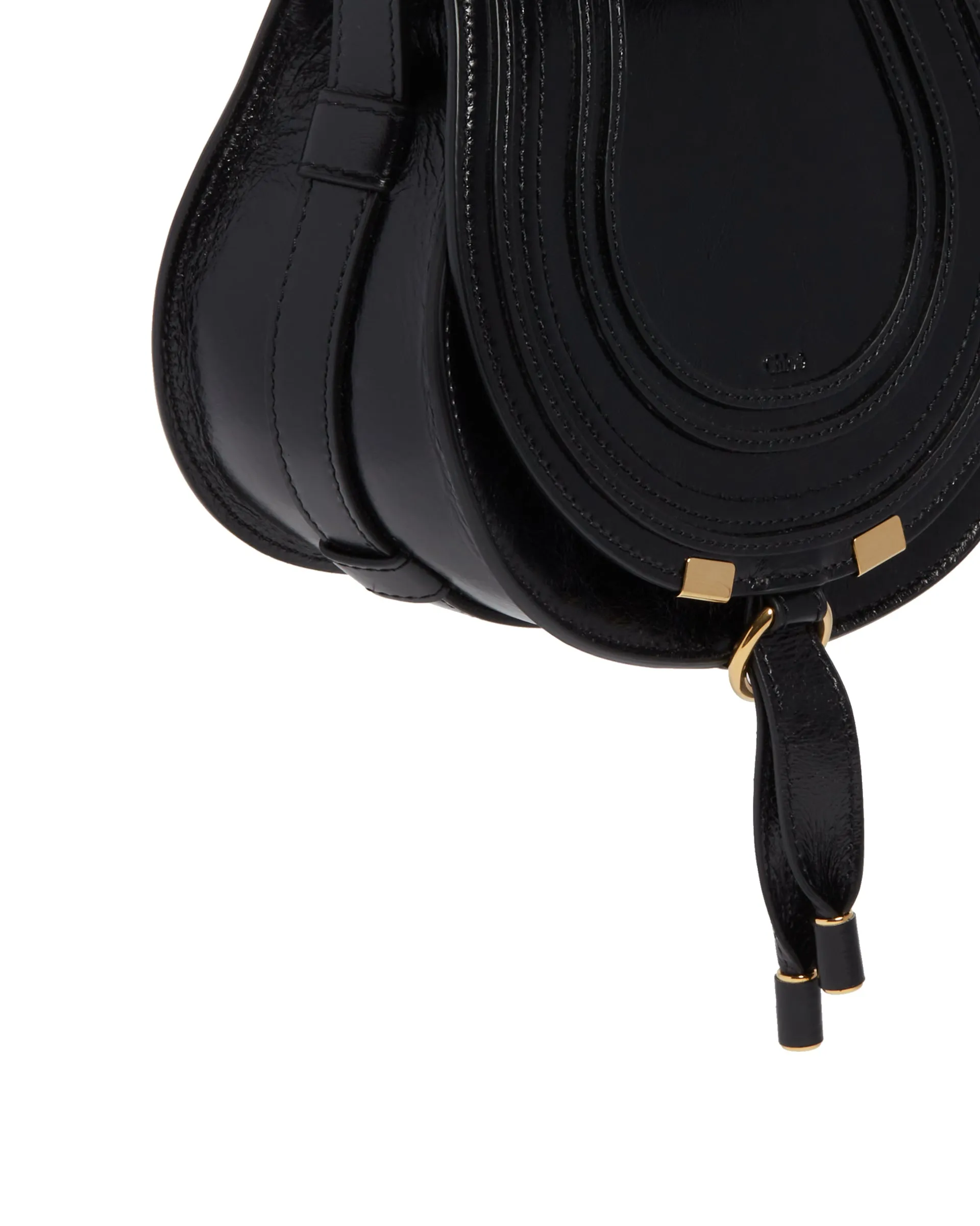 Black Marcie Saddle Bag