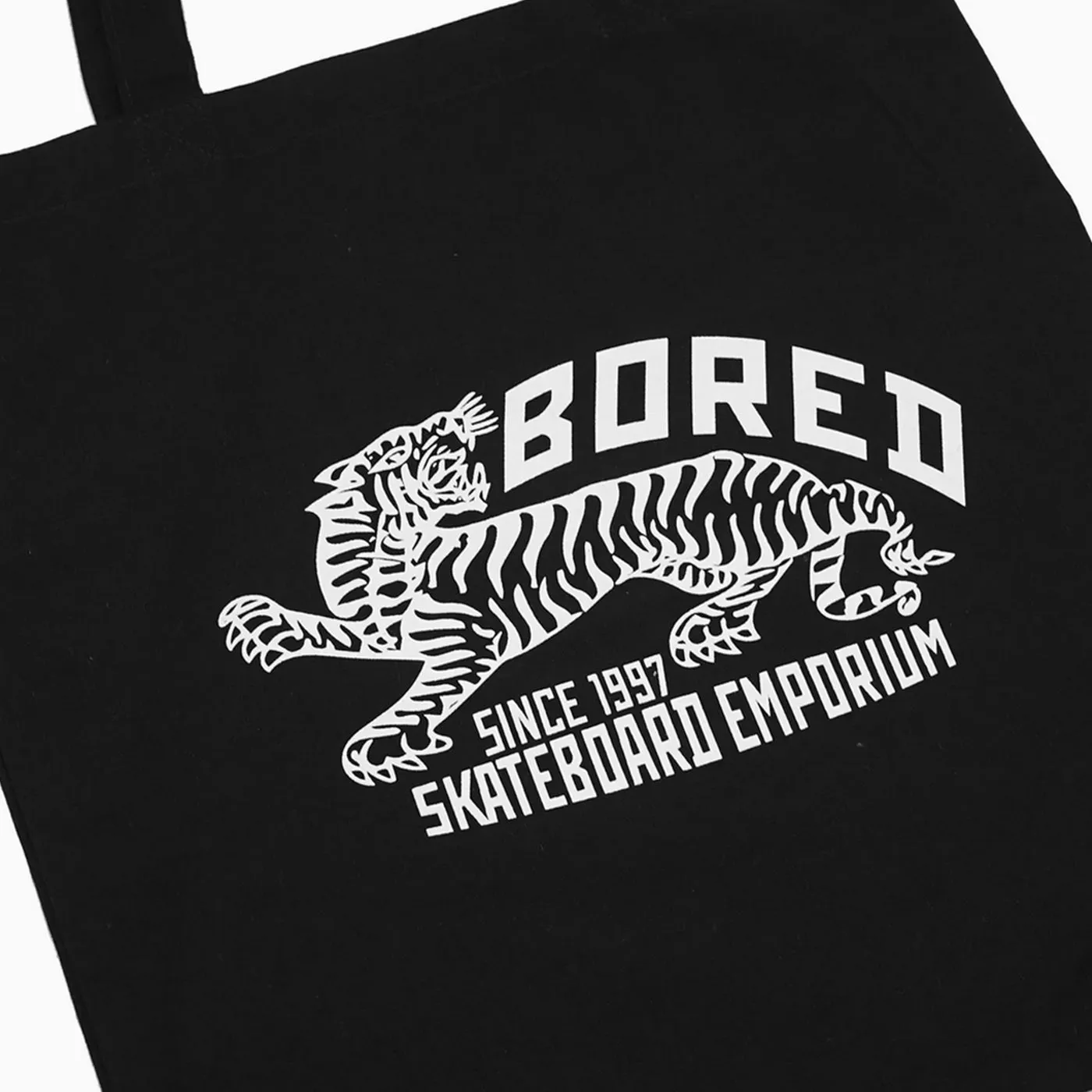 Bored of Southsea Tiger Emporium Tote Bag - Black