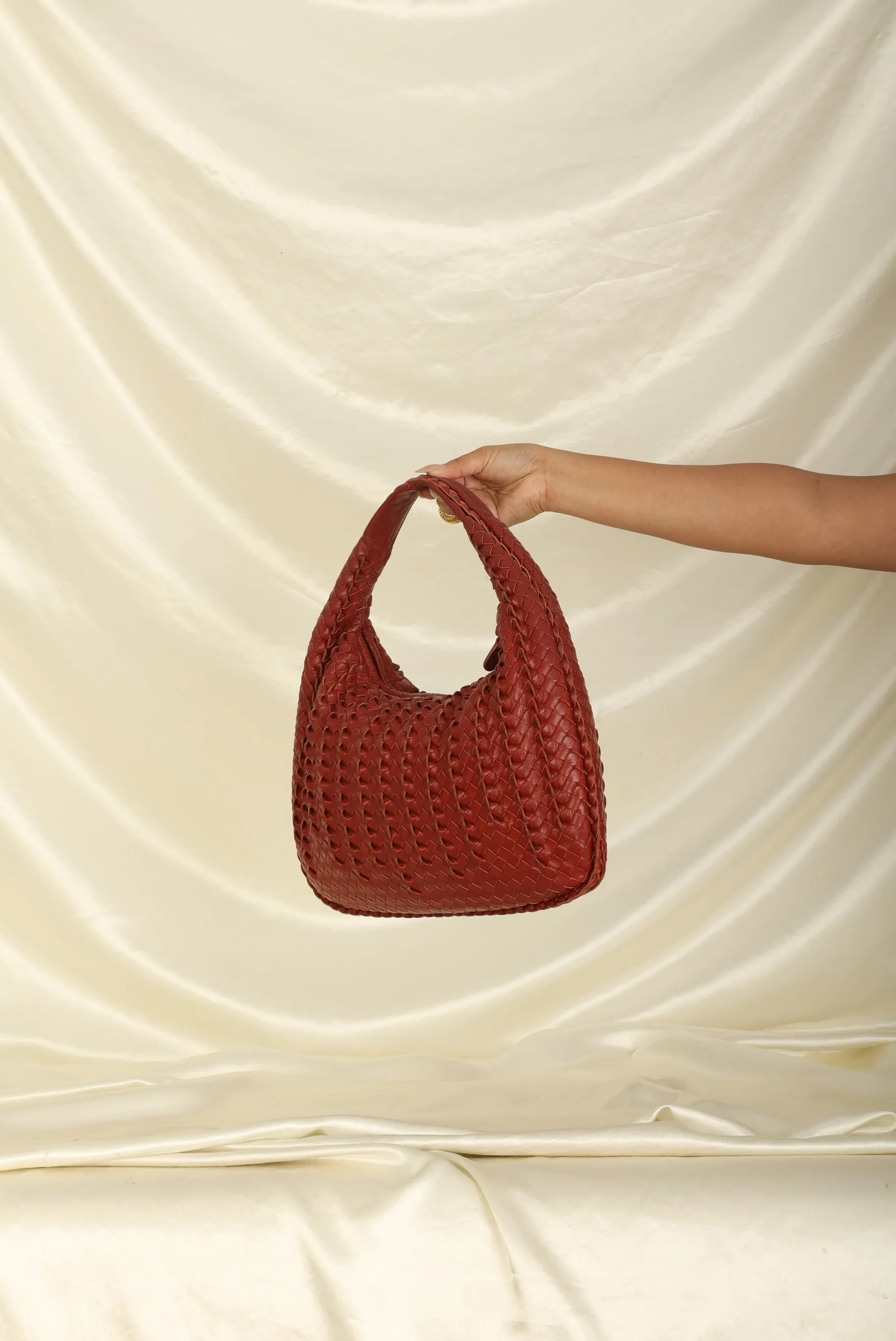 Bottega Veneta Intrecciato Goatskin Hobo