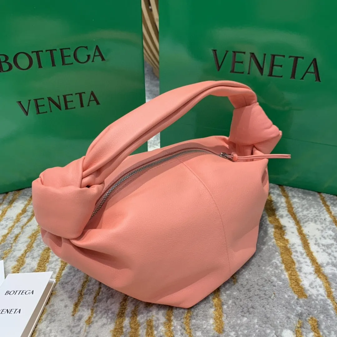 BV Double Knot Bag For Women 11.8in/30cm In Pink