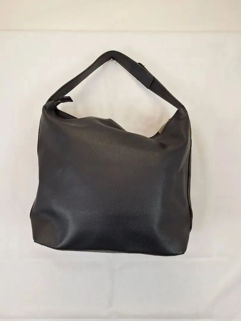 Calvin Klein Black Classy PU Hobo Bag