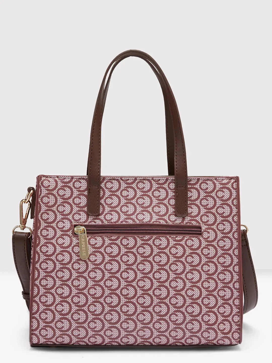 Caprese Callie Satchel Medium Brown