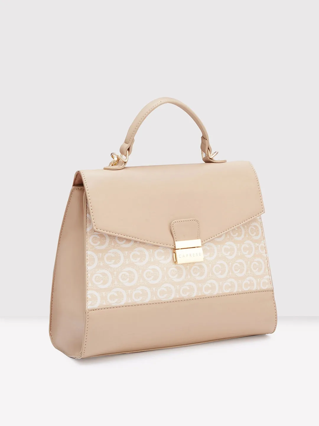 Caprese Cleo Satchel Medium Beige