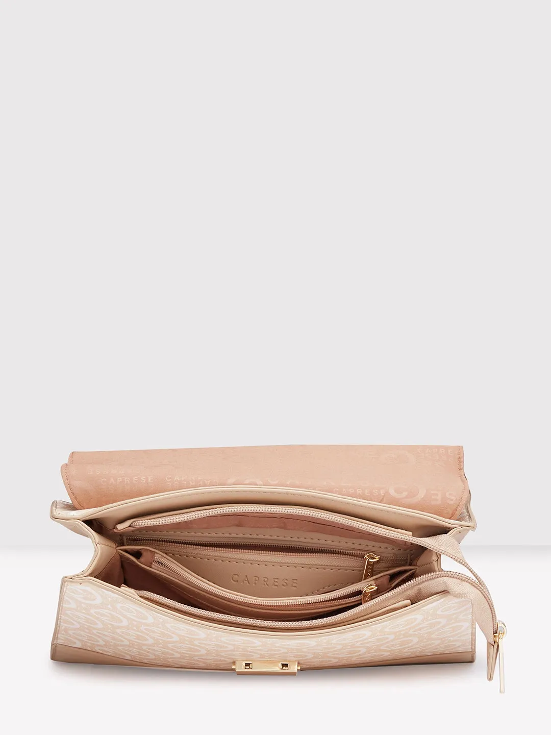 Caprese Cleo Satchel Medium Beige