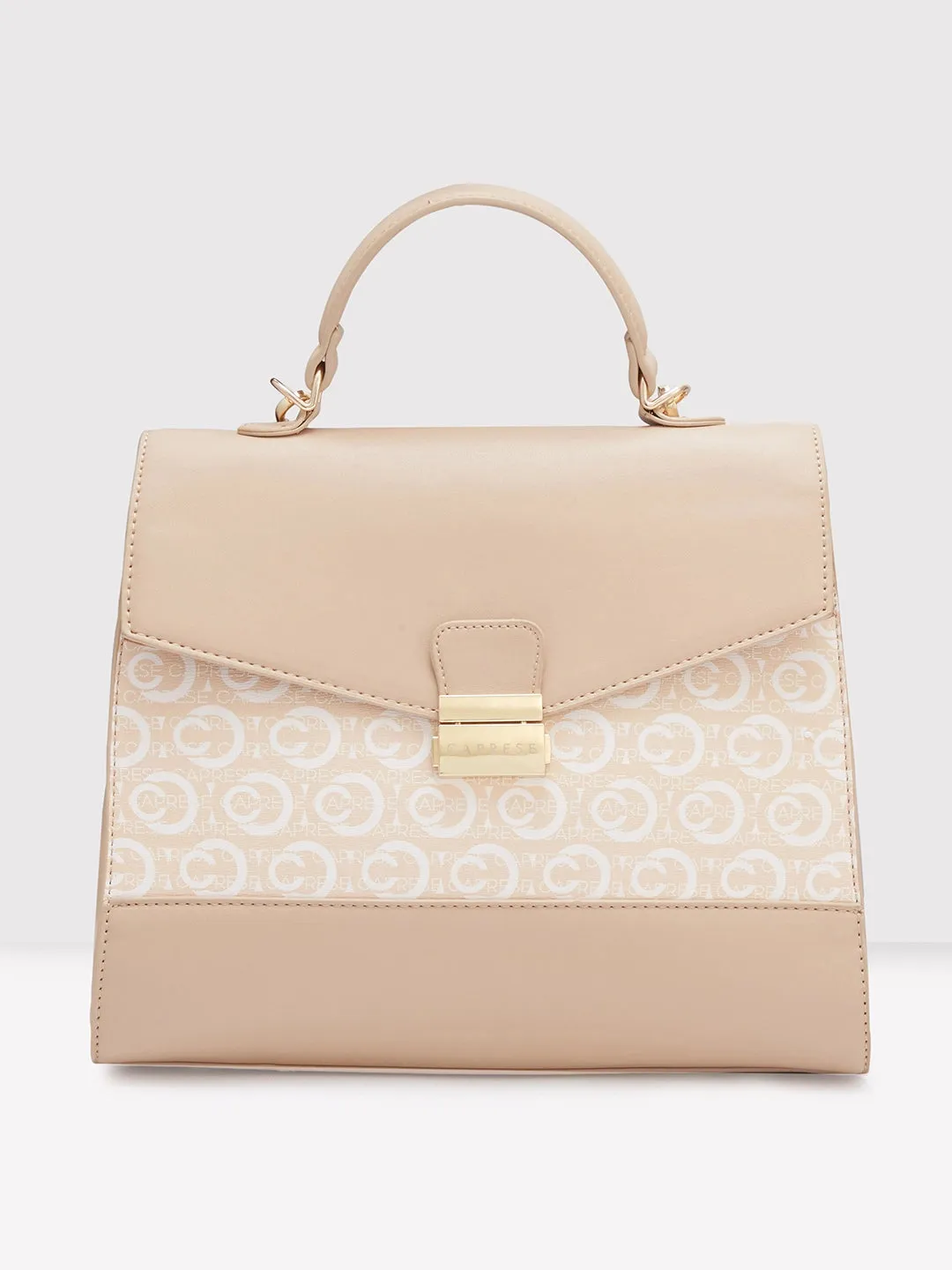 Caprese Cleo Satchel Medium Beige