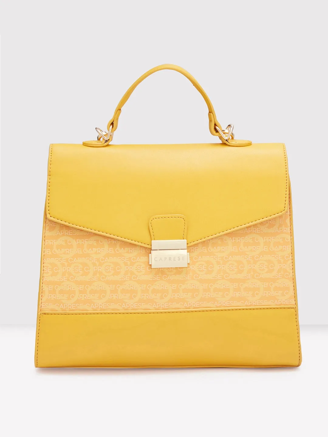 Caprese Cleo Satchel Medium Yellow