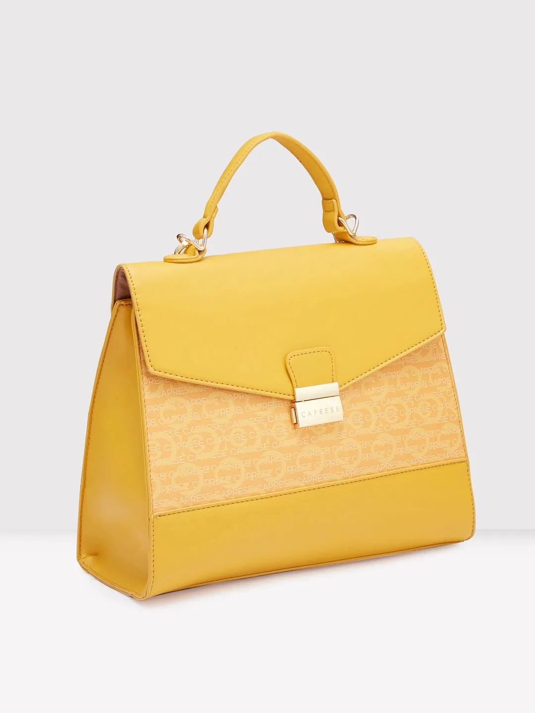 Caprese Cleo Satchel Medium Yellow