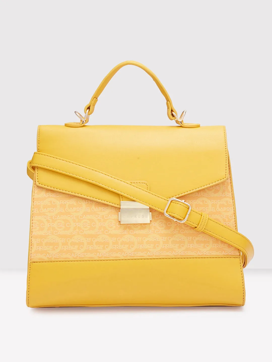 Caprese Cleo Satchel Medium Yellow