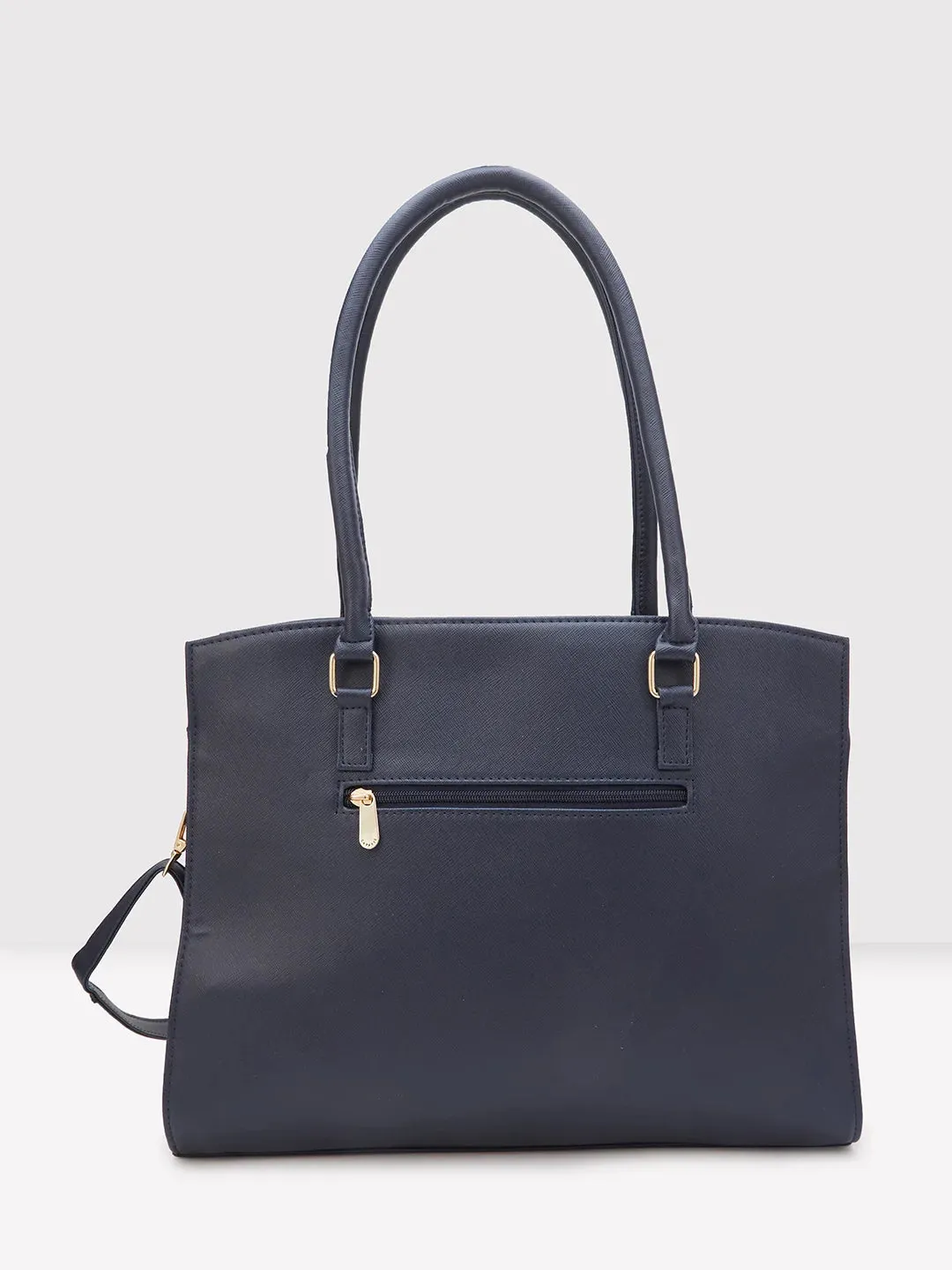 Caprese Demi Laptop Satchel Extra Large Navy