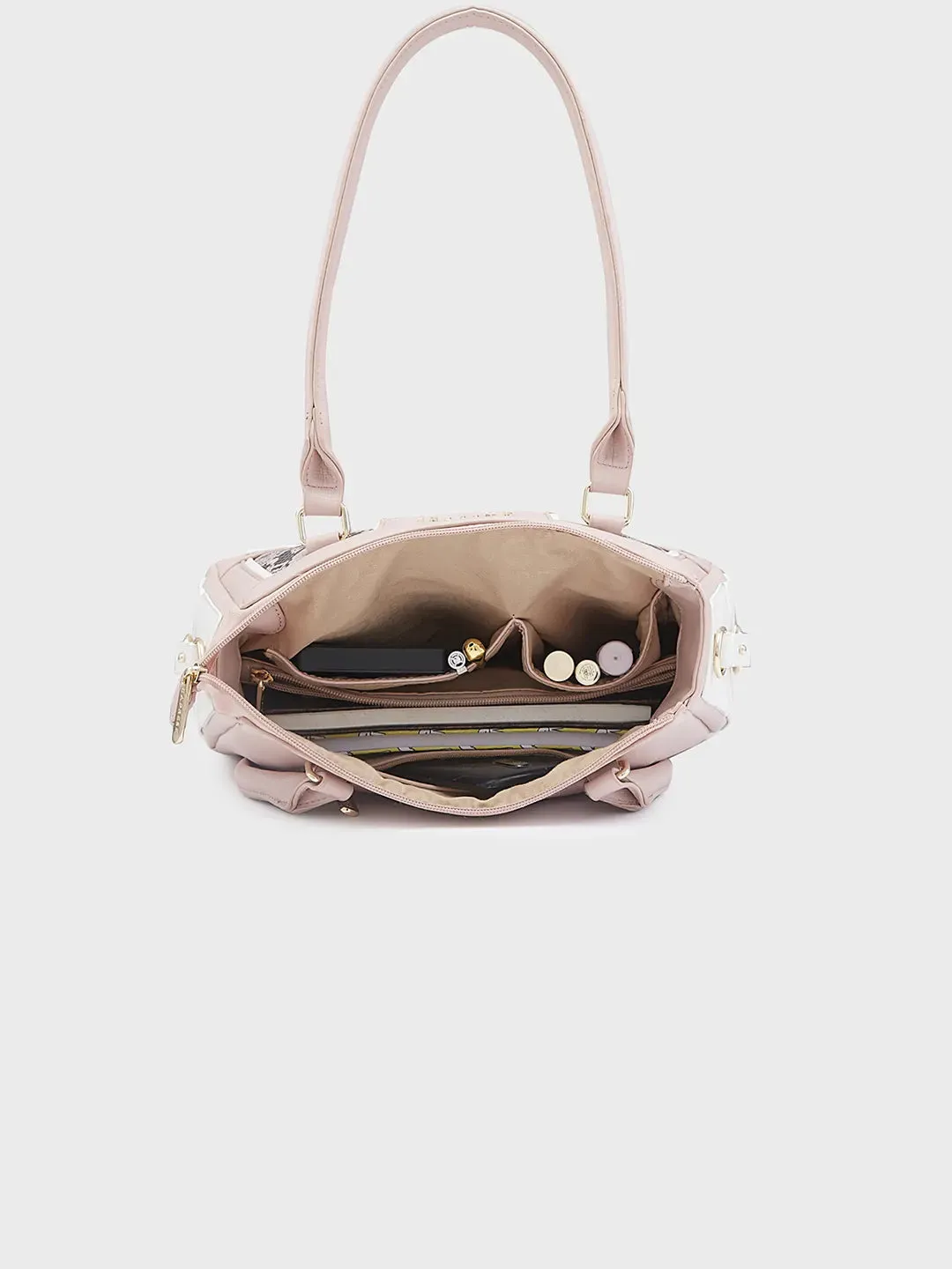 Caprese Ellis Satchel Medium Pink