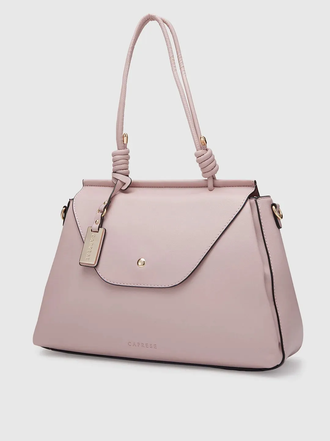 Caprese Evalina Satchel Large Dull Pink