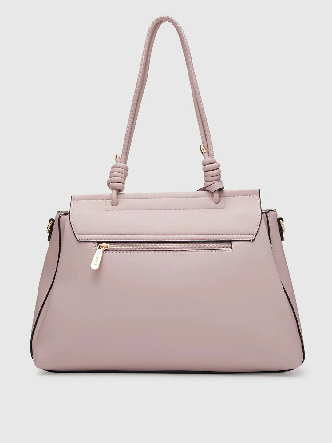 Caprese Evalina Satchel Large Dull Pink