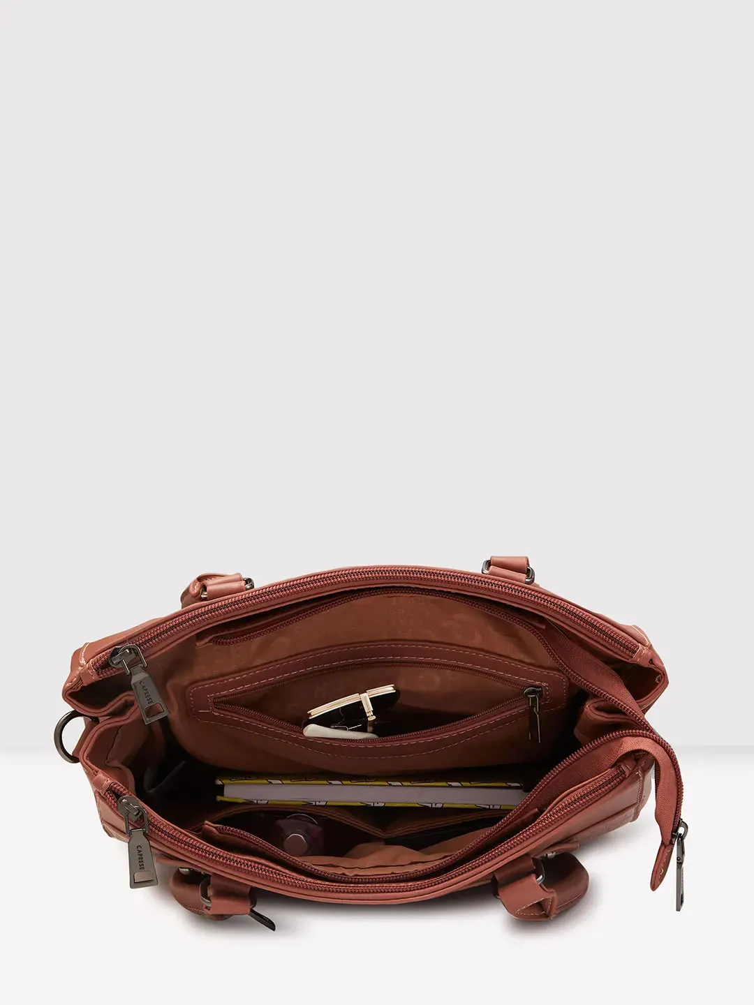 Caprese Gigi Satchel Large Nude