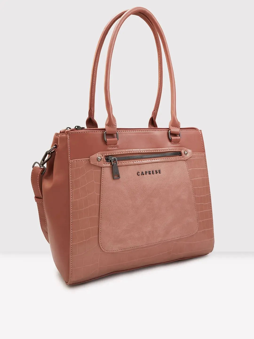 Caprese Gigi Satchel Large Nude