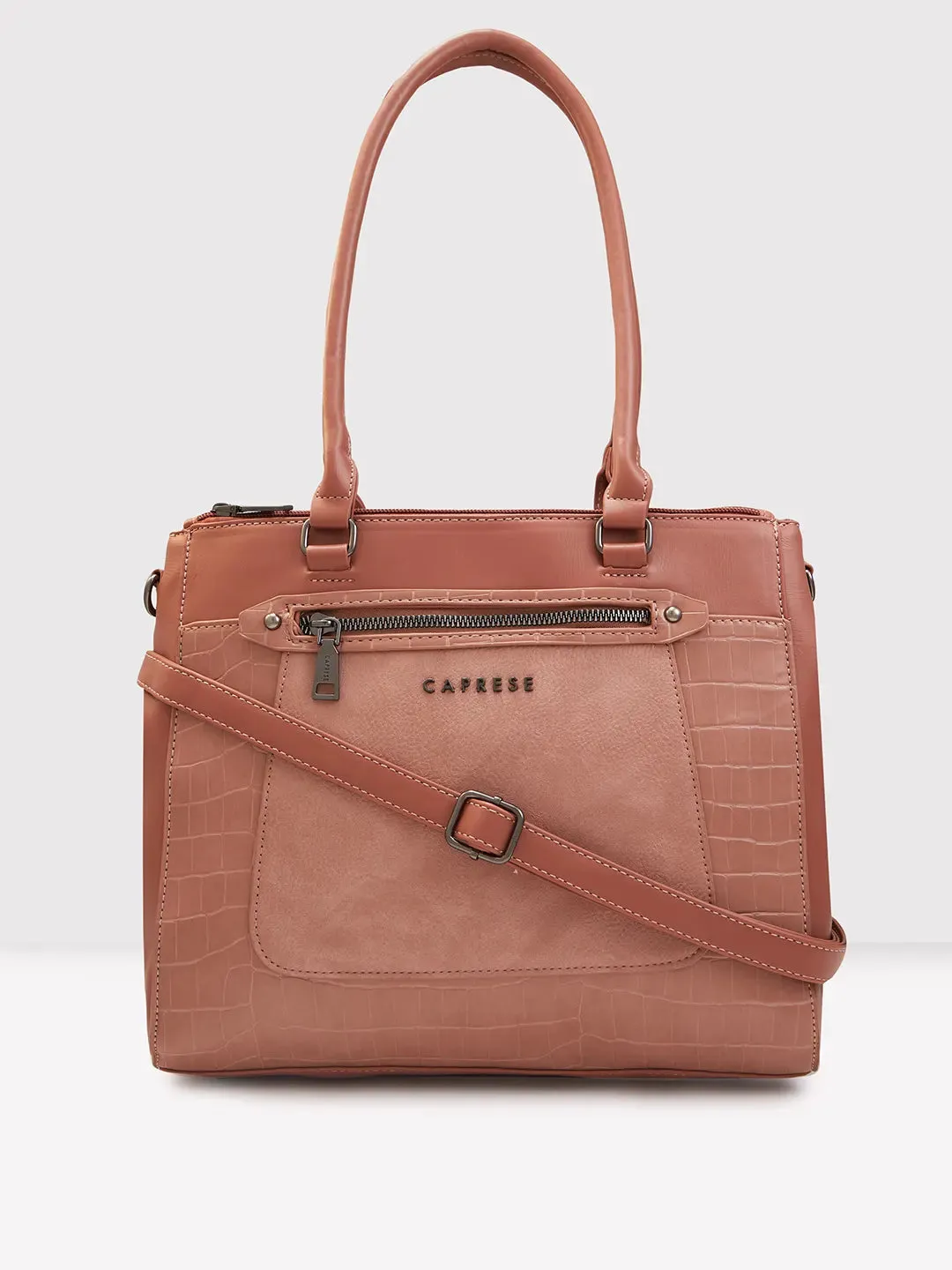 Caprese Gigi Satchel Large Nude