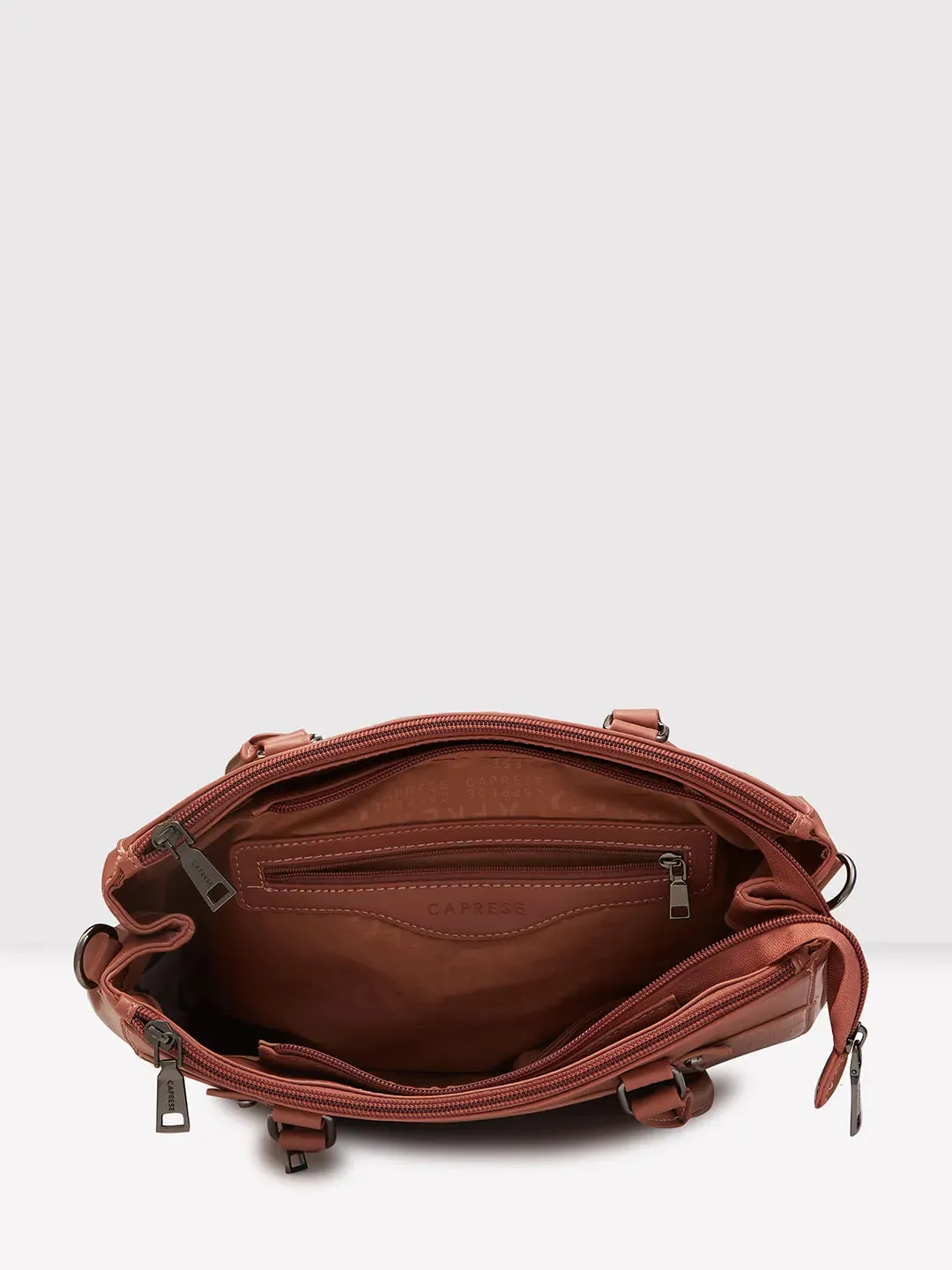 Caprese Gigi Satchel Large Nude