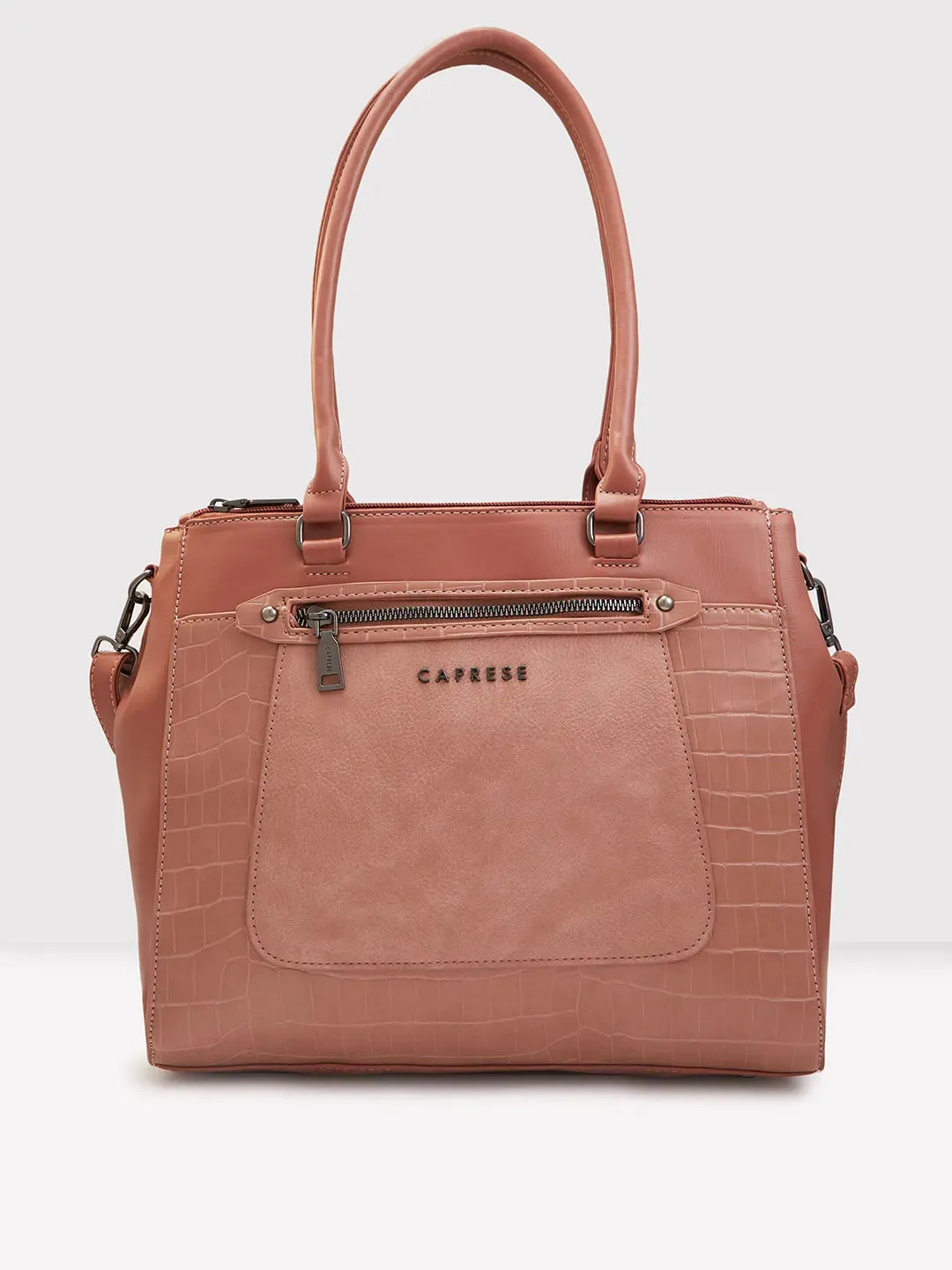 Caprese Gigi Satchel Large Nude