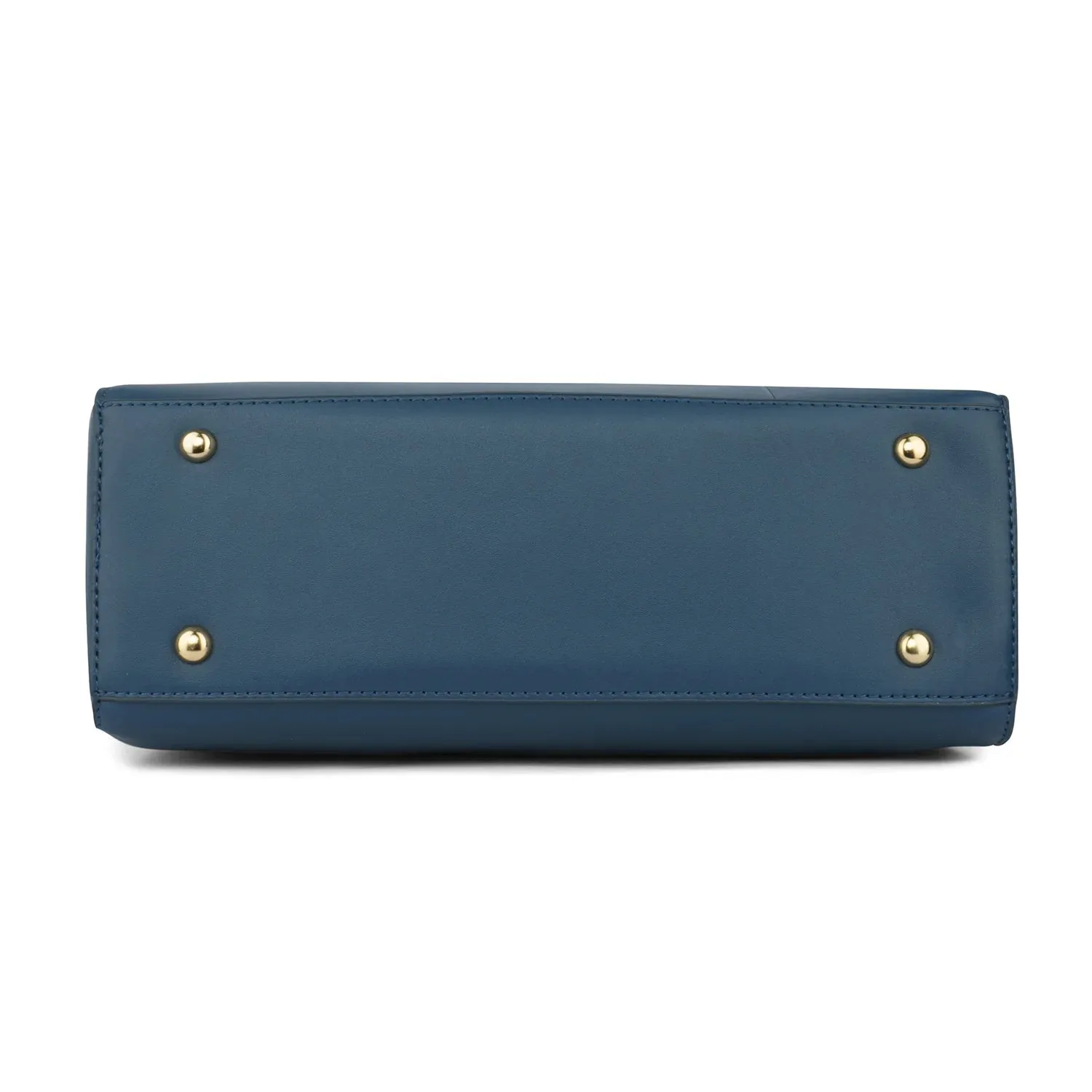 Caprese Keera Satchel Medium Blue