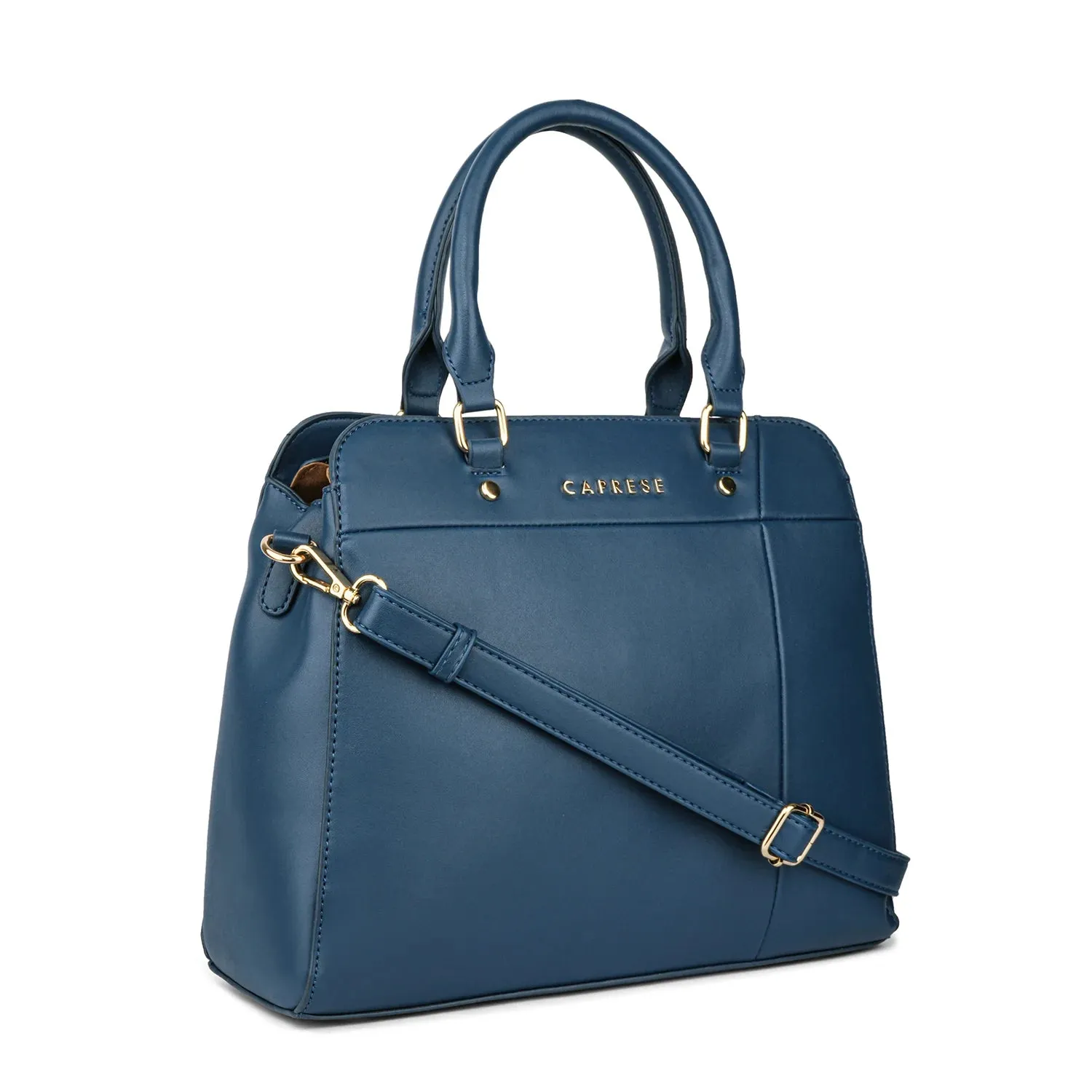 Caprese Keera Satchel Medium Blue