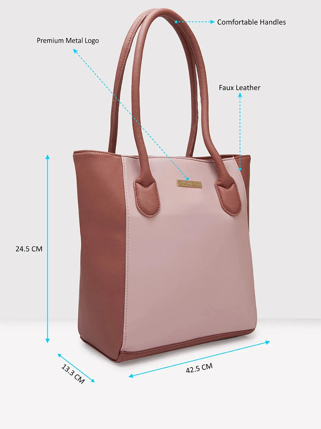 Caprese Loki Tote Medium Pink