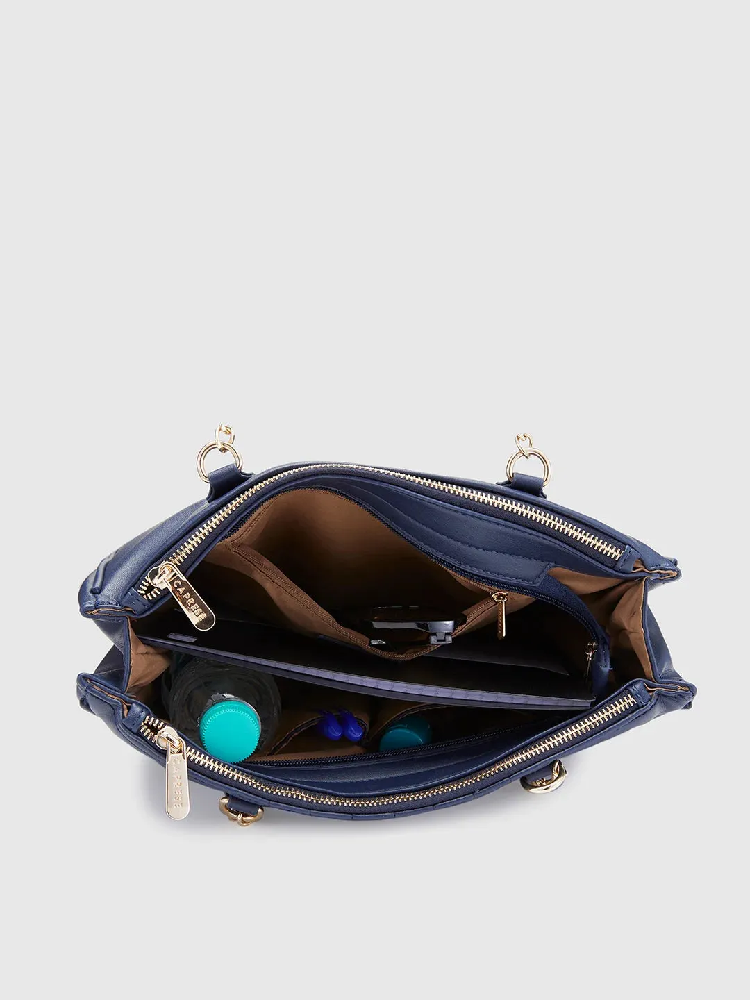 Caprese Maxim Satchel Large Navy