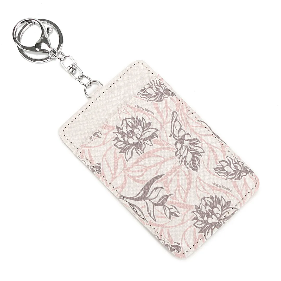 Card Case April Heliconia Beige