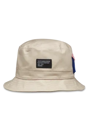 Cargo Cap - Tan Bucket Hat w/ Pocket